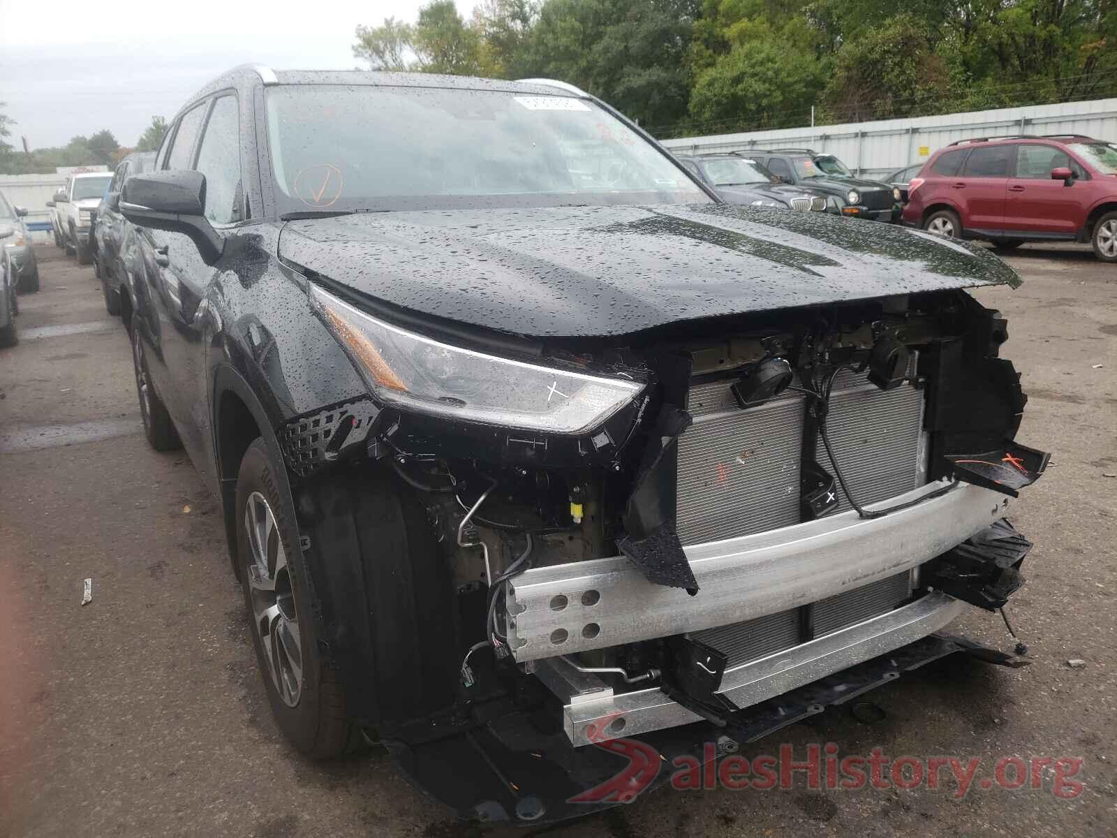 5TDGZRBH4MS545715 2021 TOYOTA HIGHLANDER