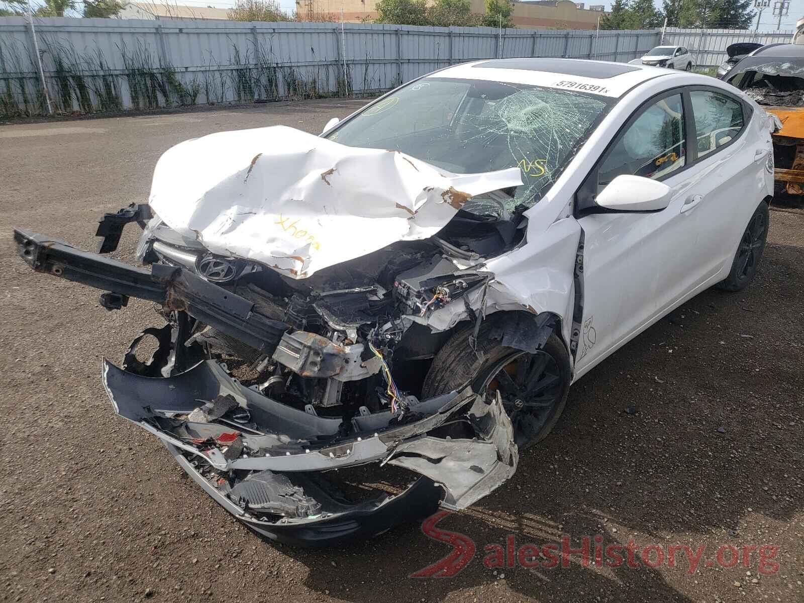 KMHDH4AE2GU613621 2016 HYUNDAI ELANTRA