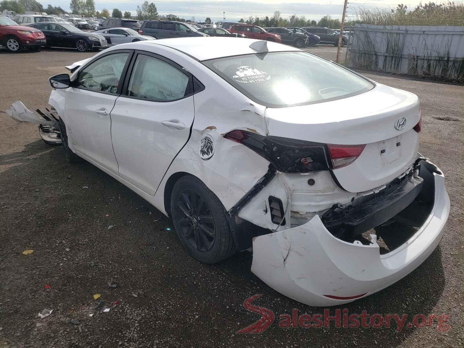 KMHDH4AE2GU613621 2016 HYUNDAI ELANTRA