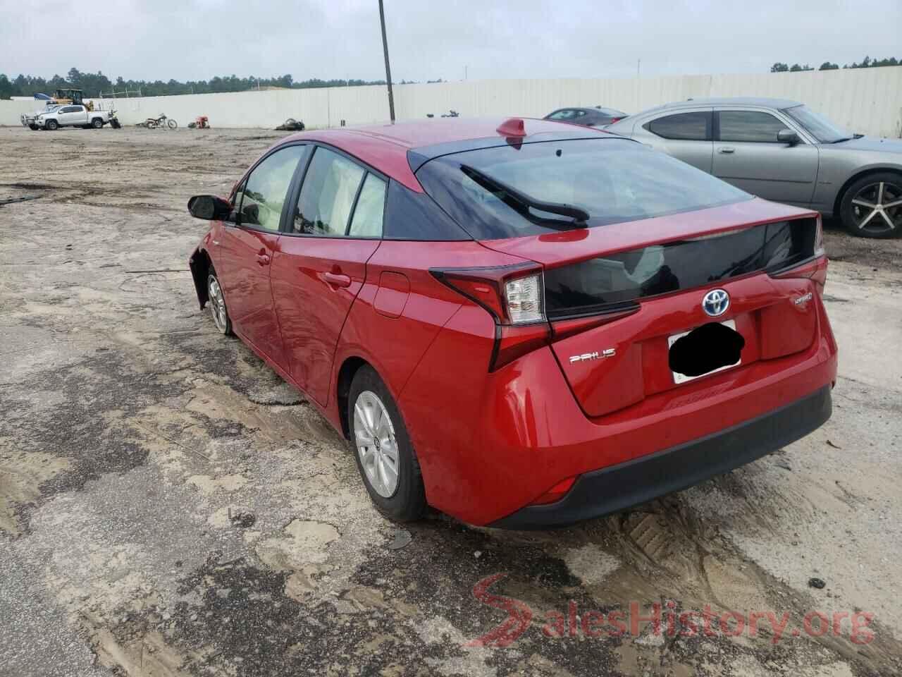 JTDKARFU1L3115665 2020 TOYOTA PRIUS