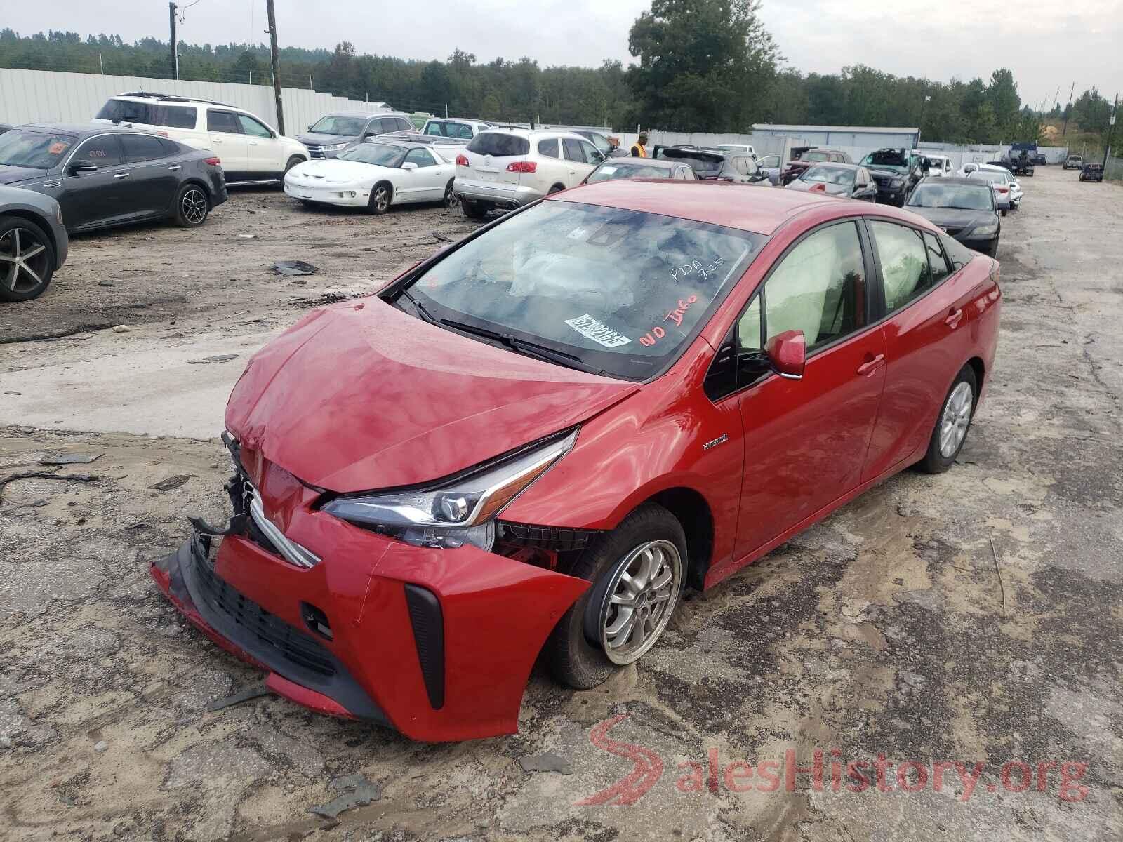 JTDKARFU1L3115665 2020 TOYOTA PRIUS