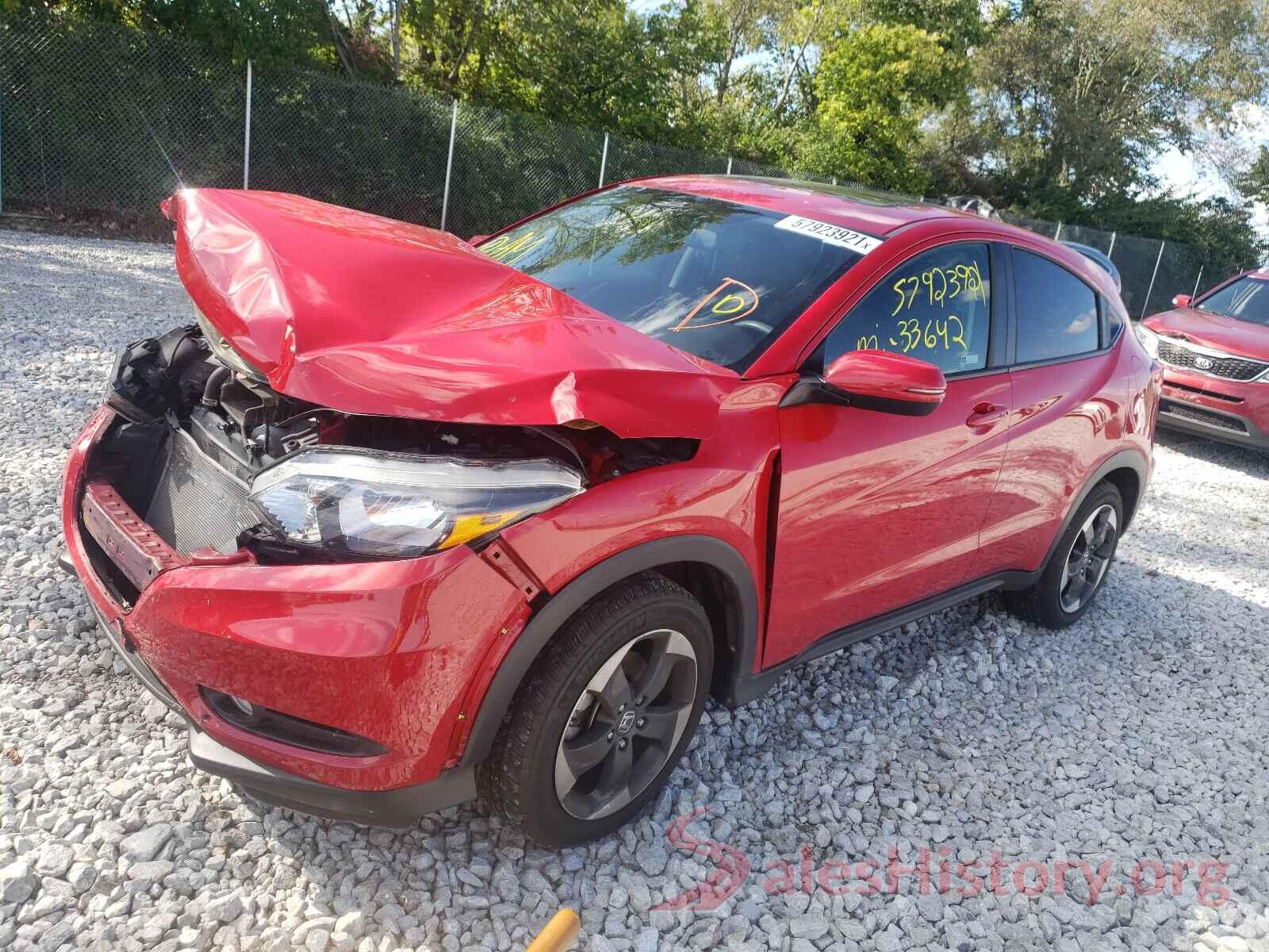 3CZRU6H54JG722593 2018 HONDA HR-V