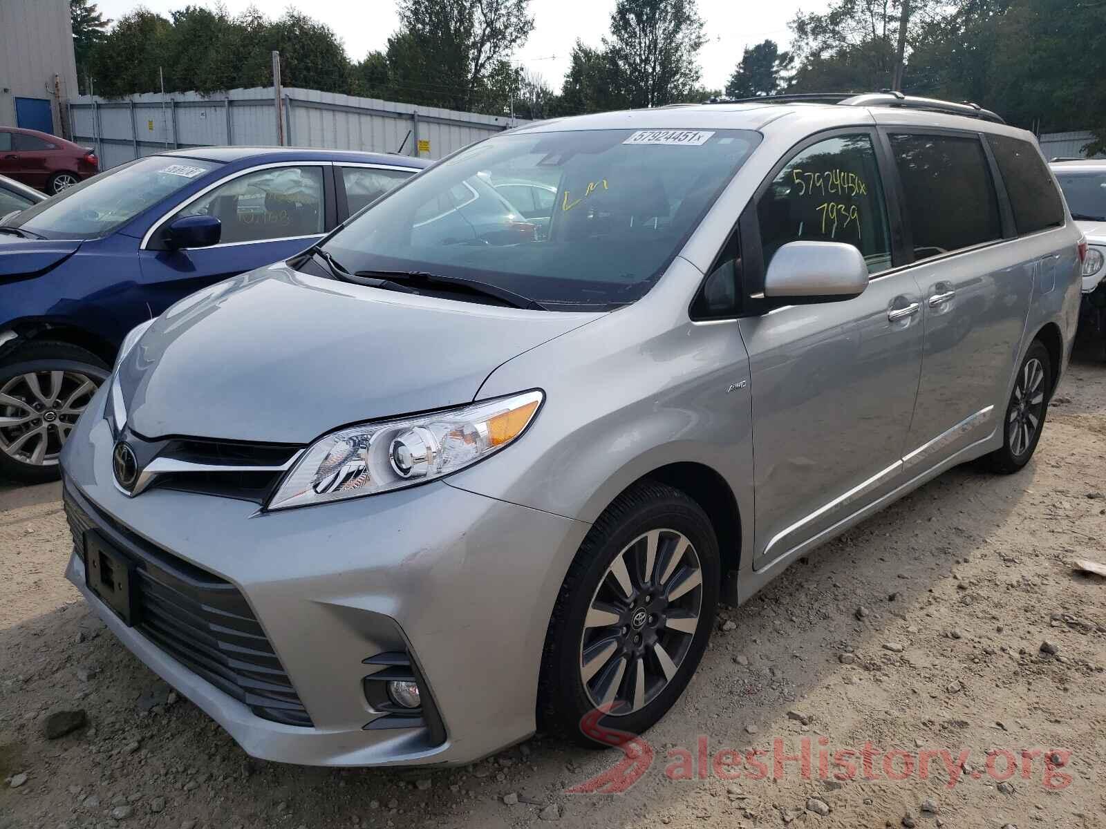 5TDDZ3DC2LS239905 2020 TOYOTA SIENNA