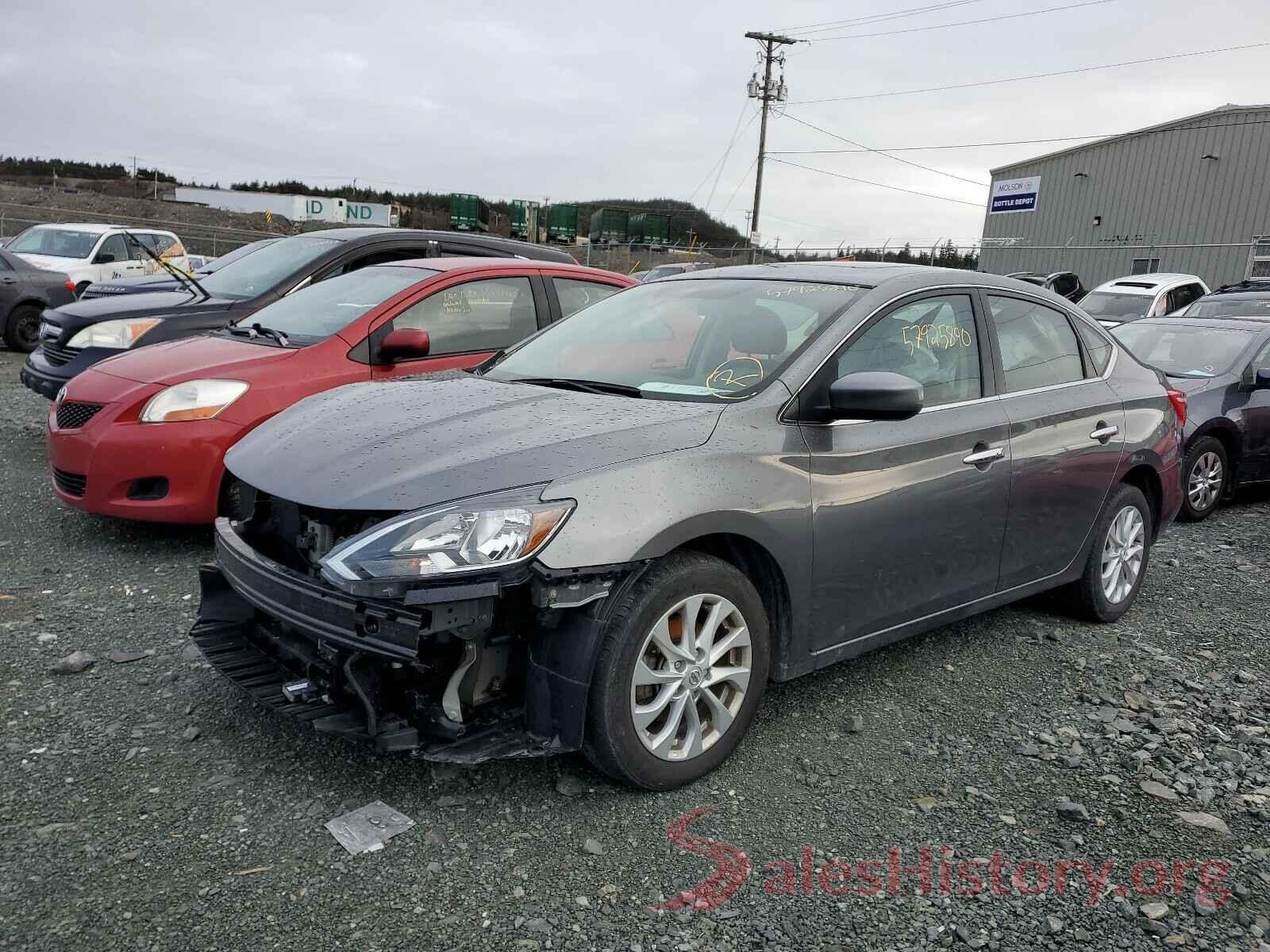 3N1AB7AP0KY353059 2019 NISSAN SENTRA