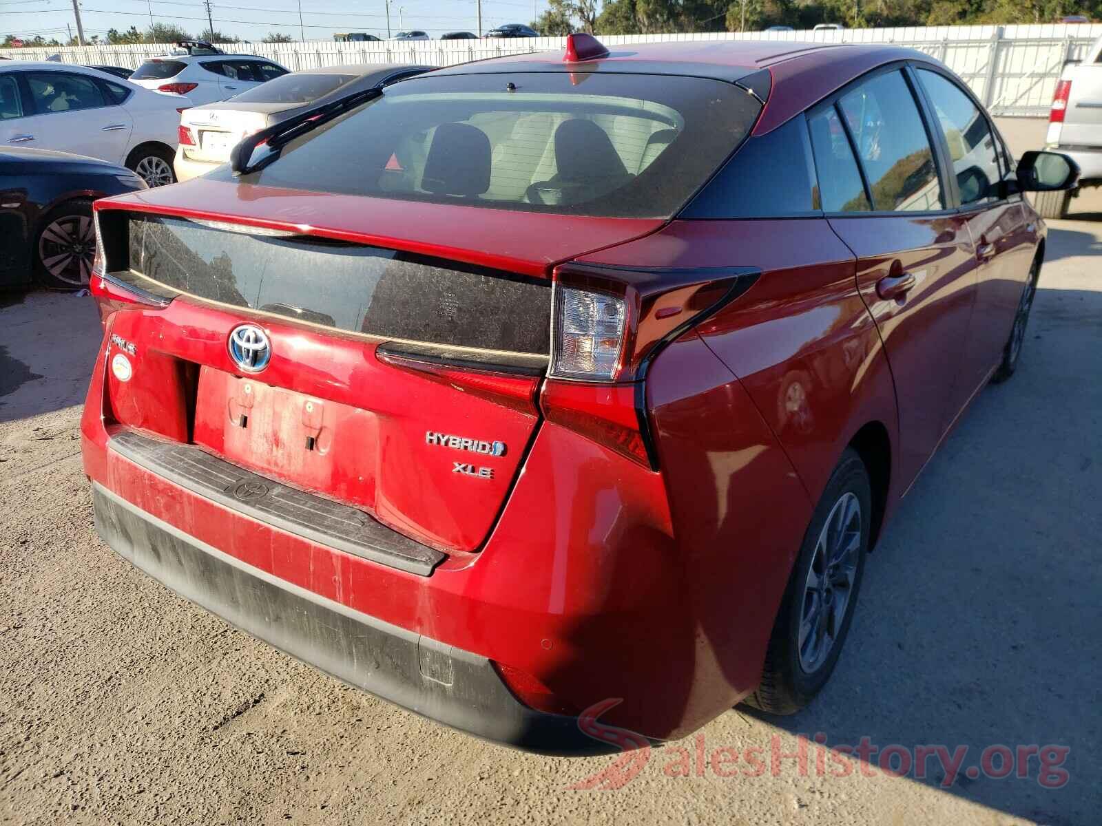 JTDKARFU7L3113192 2020 TOYOTA PRIUS