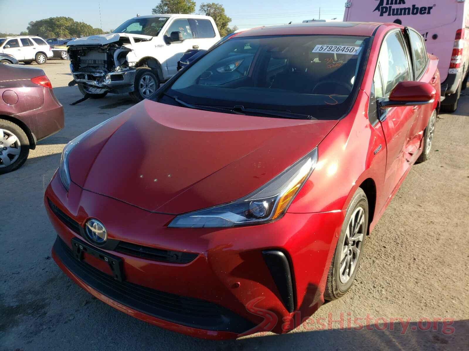 JTDKARFU7L3113192 2020 TOYOTA PRIUS