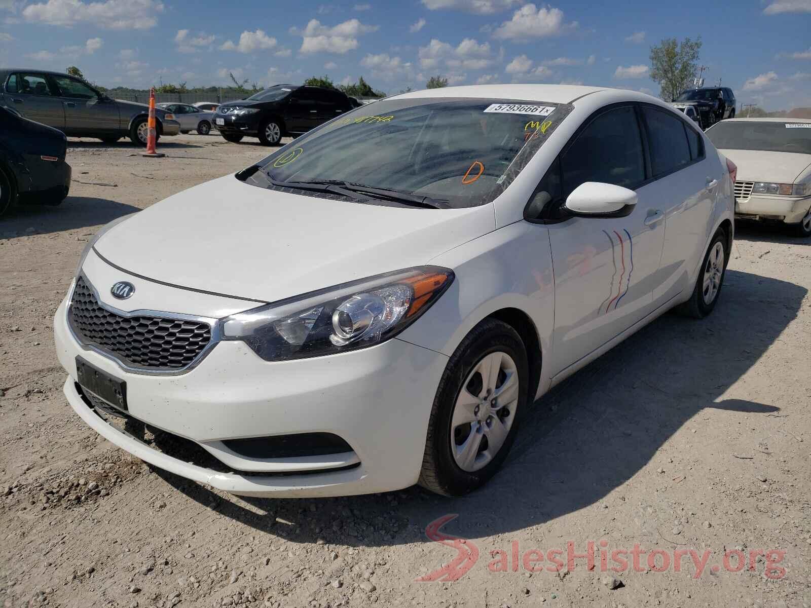 KNAFK4A69G5487742 2016 KIA FORTE