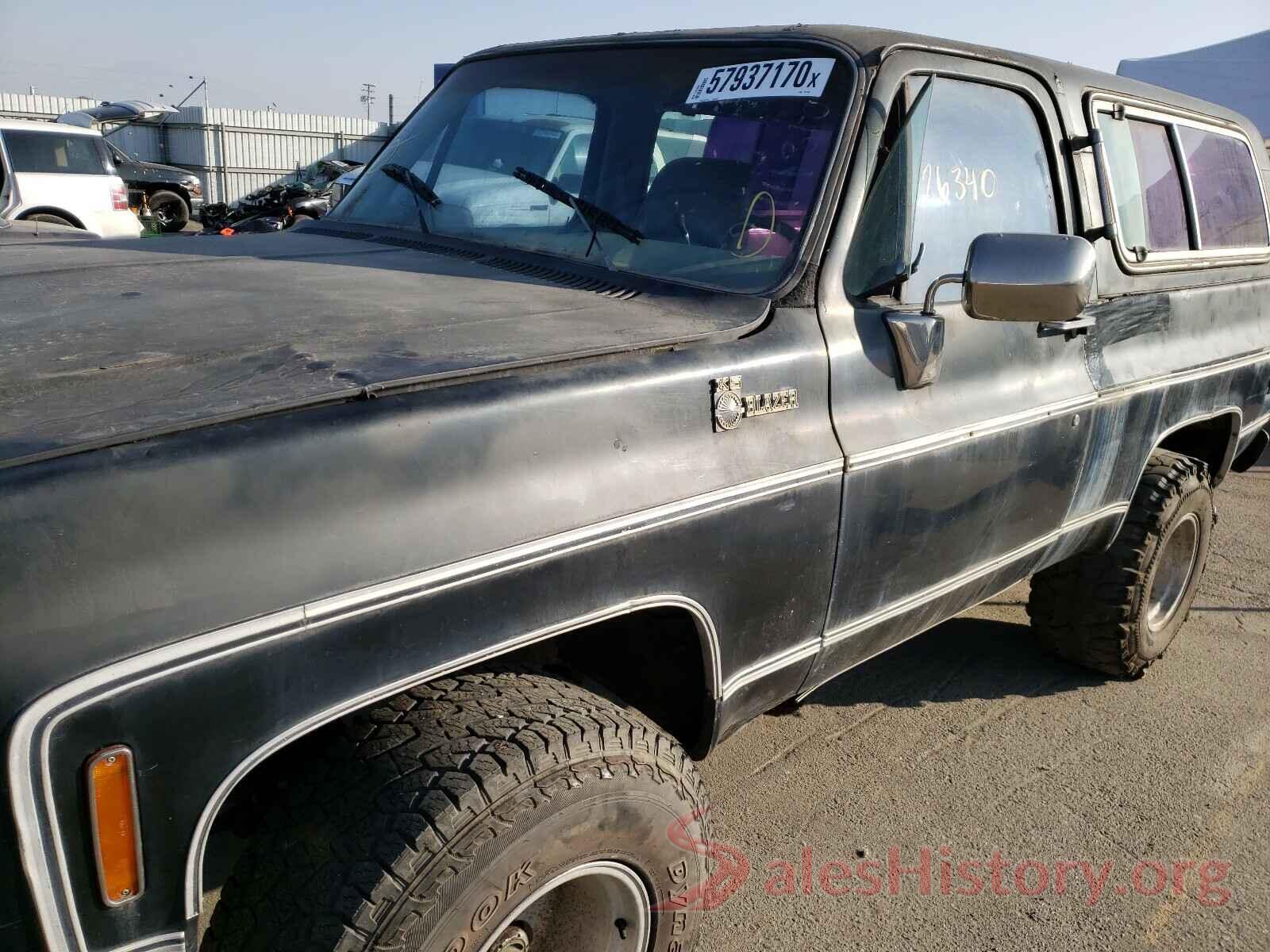 0000CK118AF152551 1980 CHEVROLET BLAZER