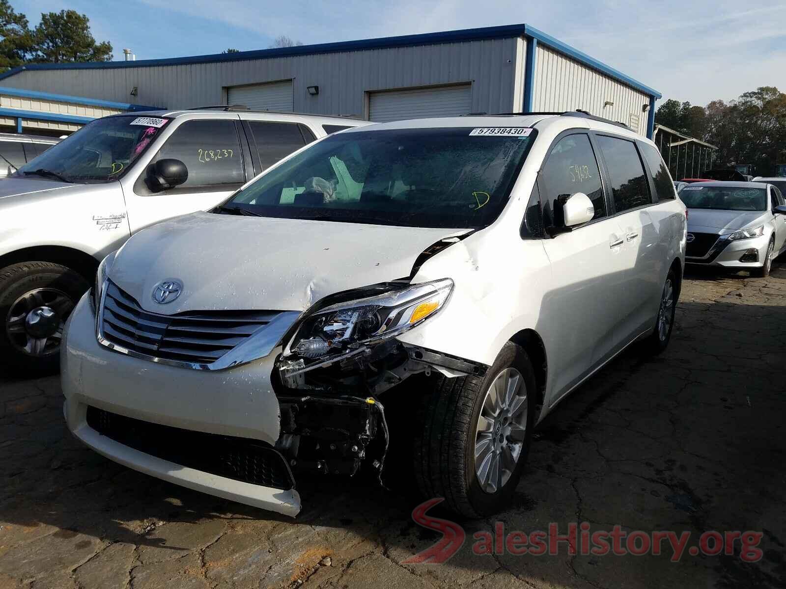 5TDYK3DC2GS717364 2016 TOYOTA SIENNA