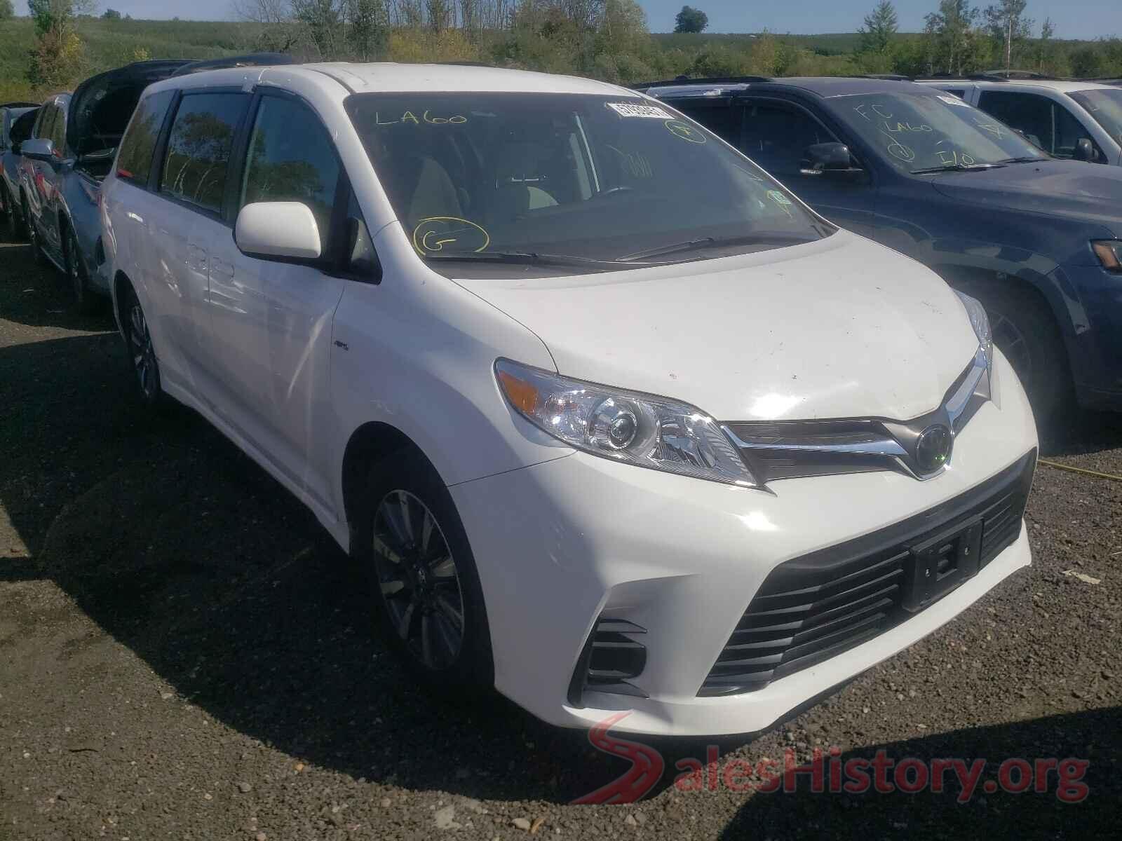 5TDJZ3DCXLS235510 2020 TOYOTA SIENNA