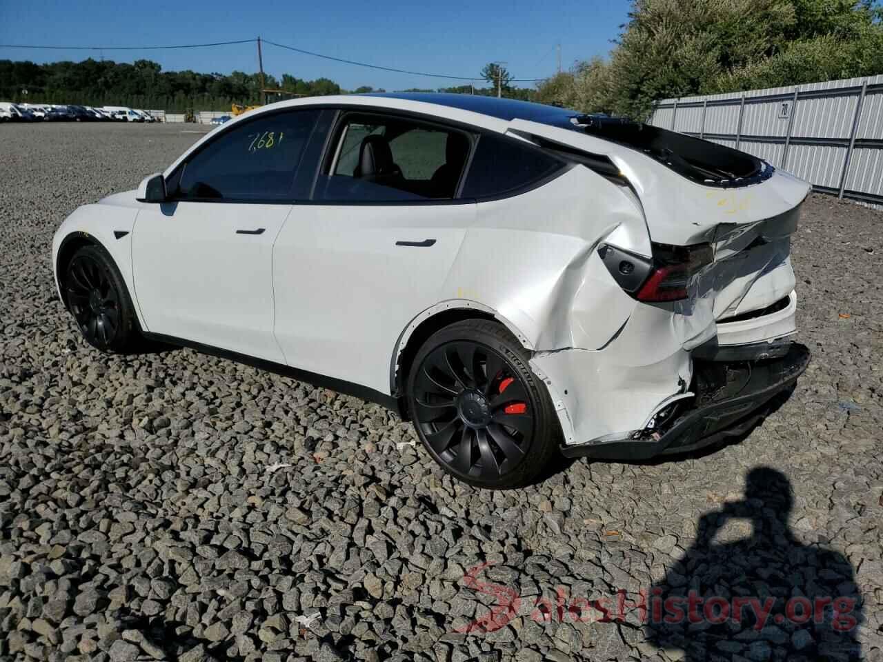 7SAYGDEF7NF372286 2022 TESLA MODEL Y