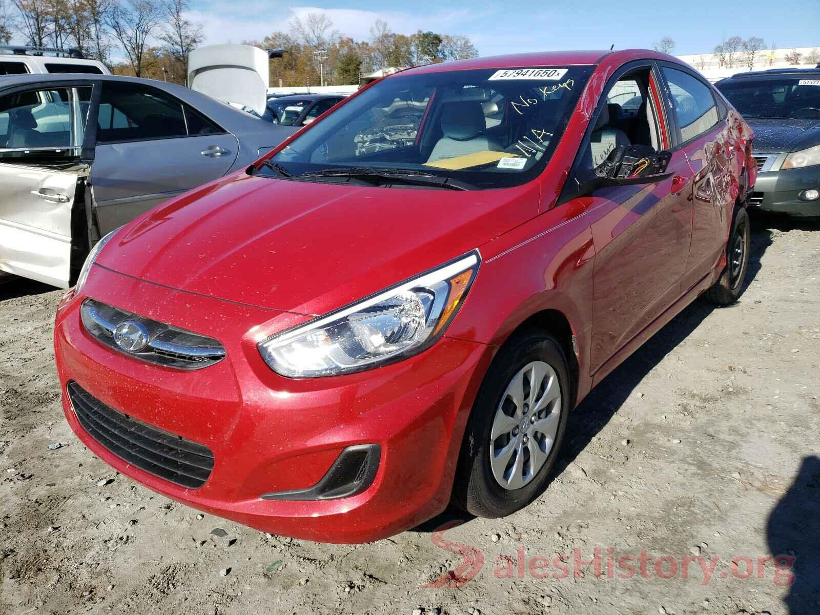 KMHCT4AE7GU072818 2016 HYUNDAI ACCENT