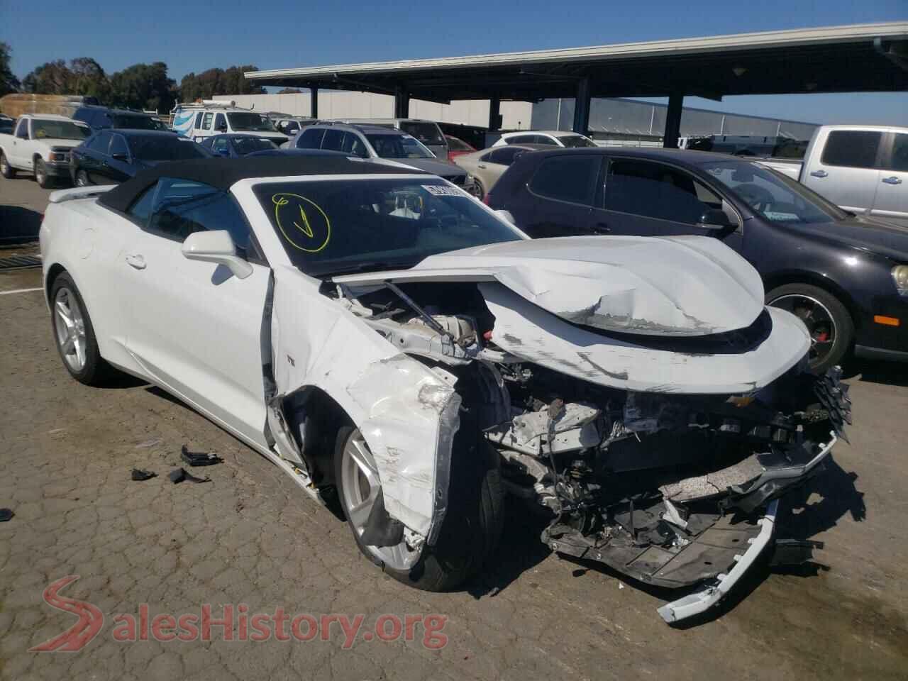 2020 CHEVROLET CAMARO VIN 1G1FB3DS9L0123391, auction photo