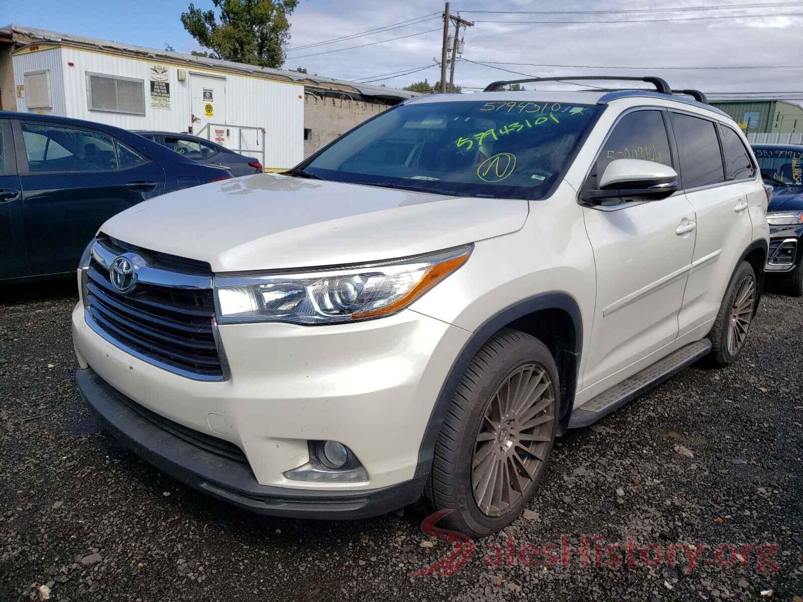 5TDDKRFH8GS231460 2016 TOYOTA HIGHLANDER