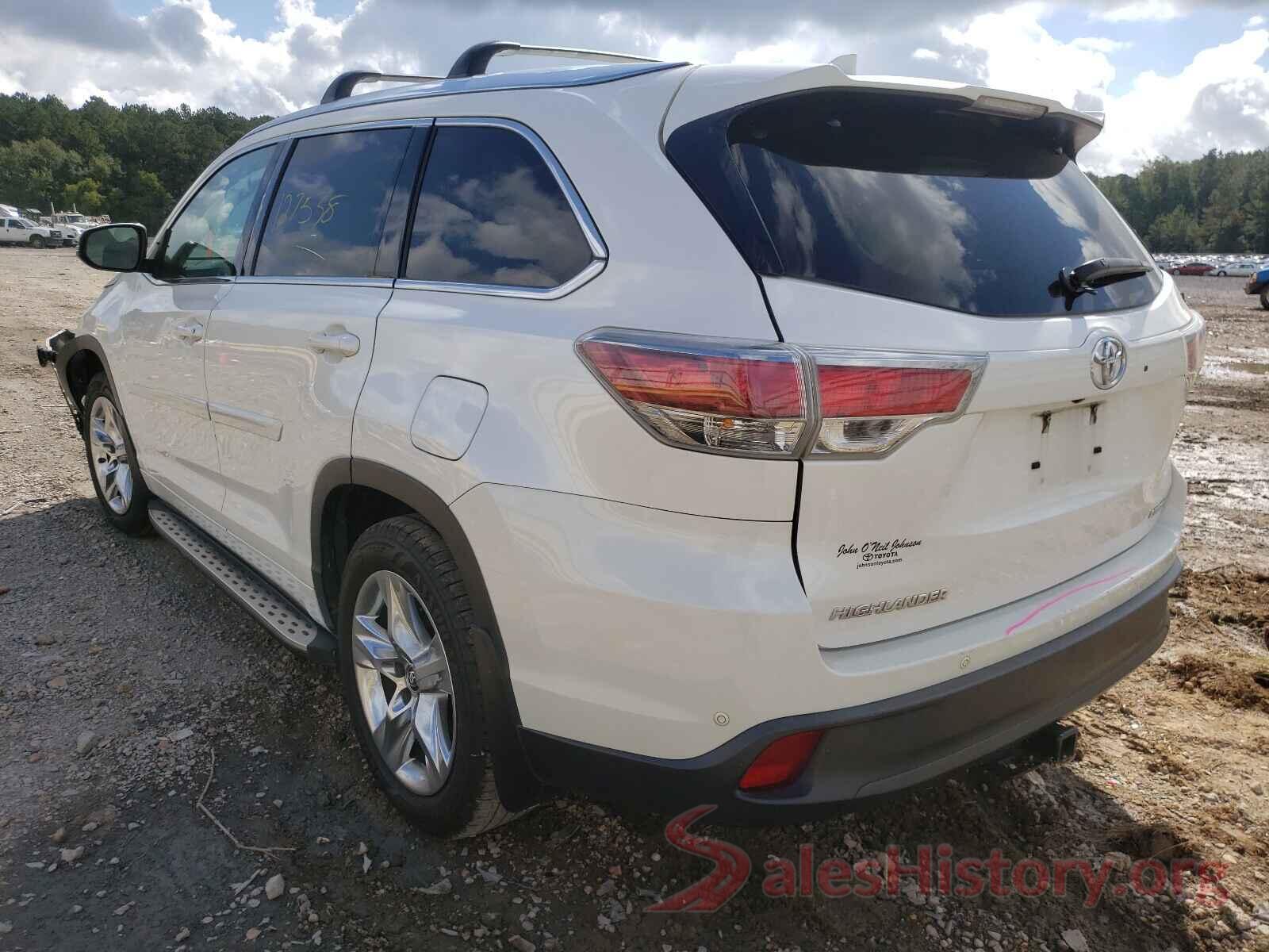 5TDYKRFH3GS133129 2016 TOYOTA HIGHLANDER