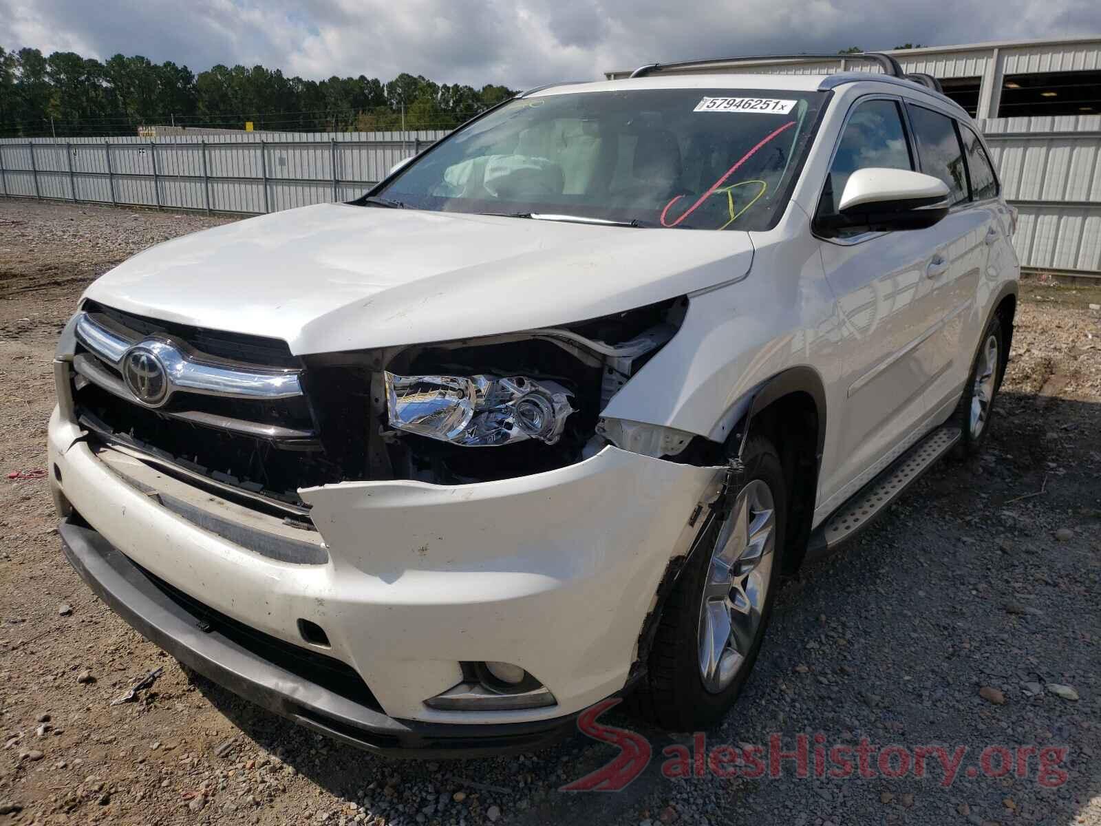 5TDYKRFH3GS133129 2016 TOYOTA HIGHLANDER