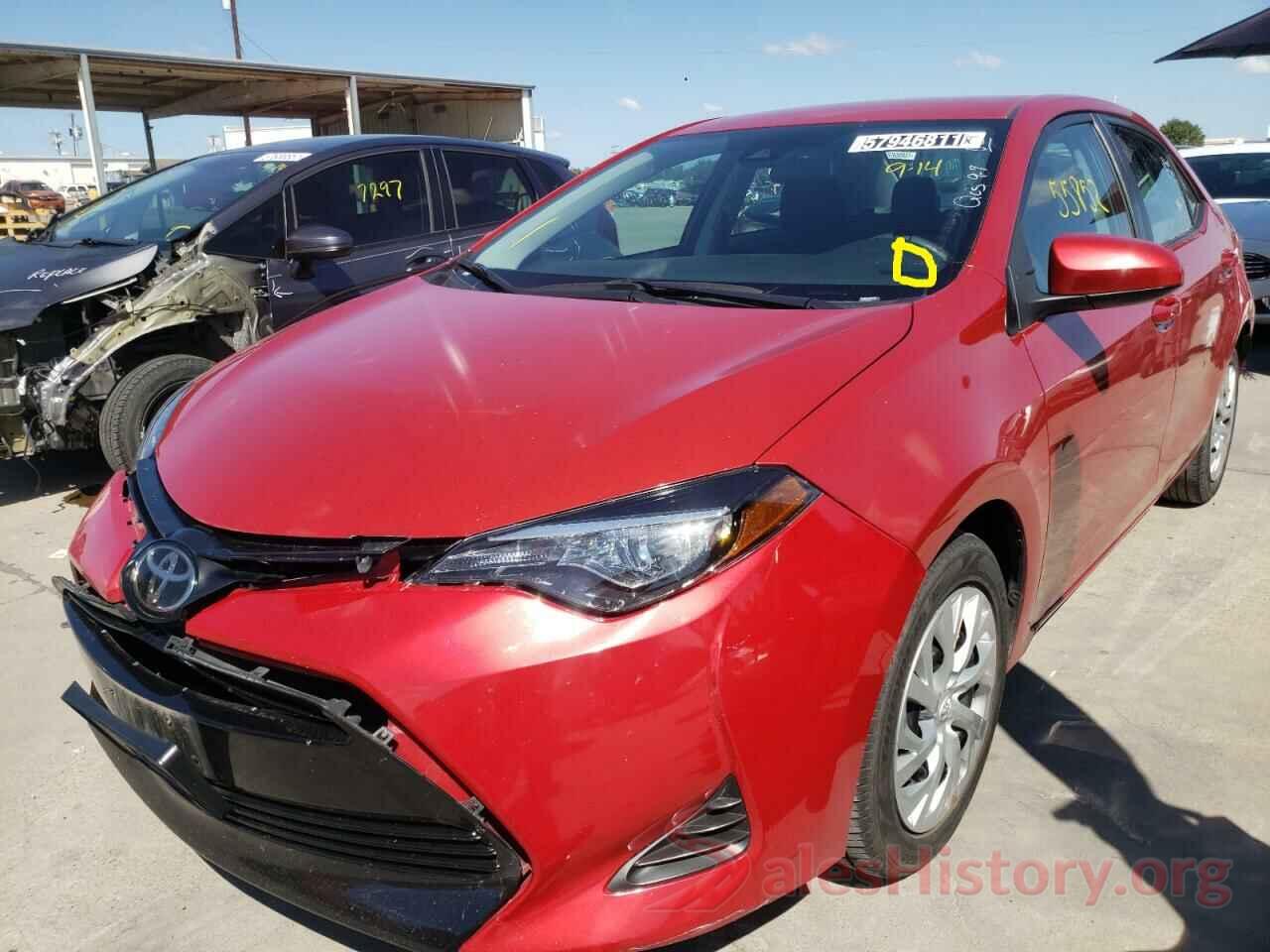 5YFBURHE6KP899036 2019 TOYOTA COROLLA