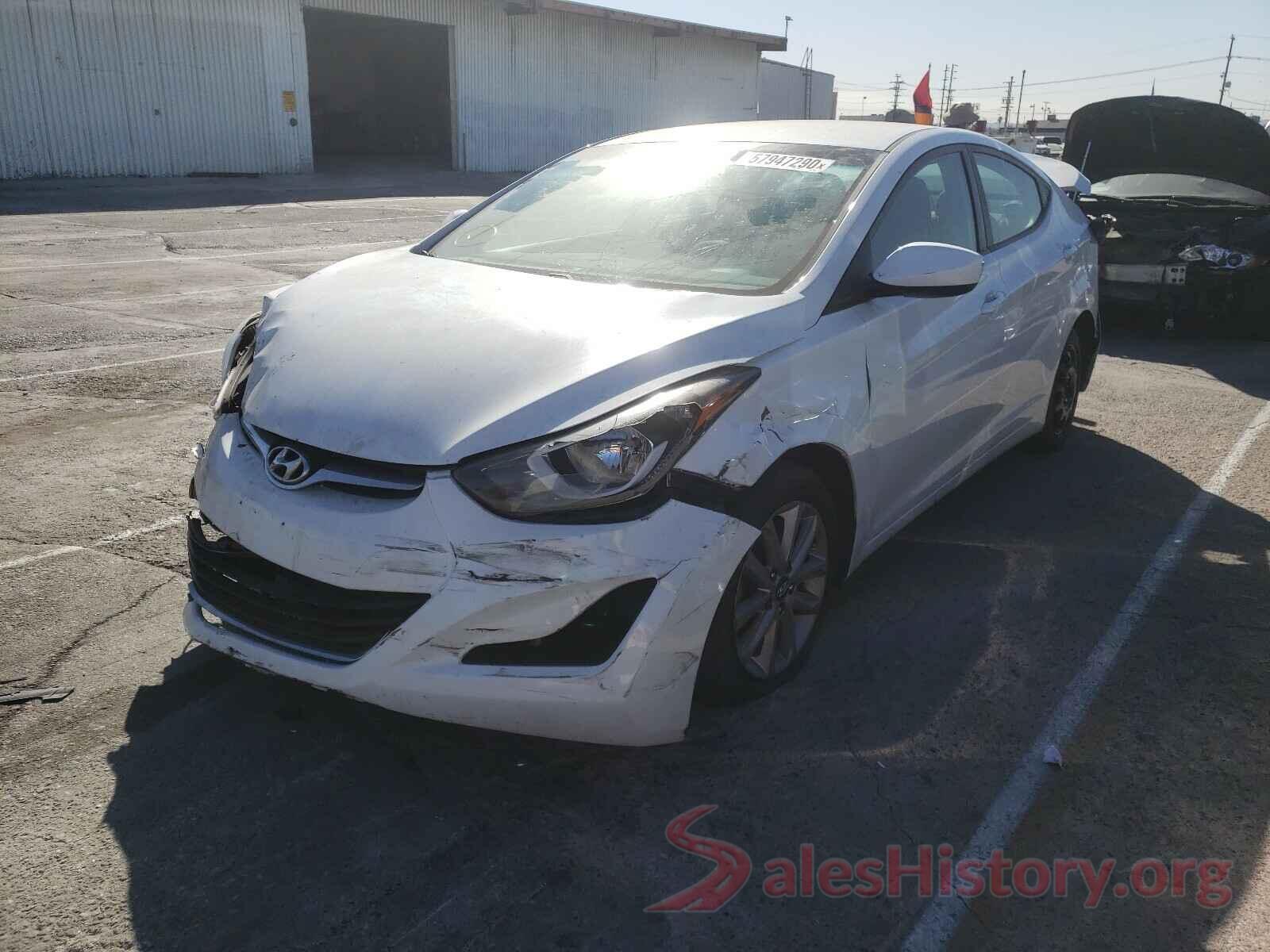 5NPDH4AE1GH684842 2016 HYUNDAI ELANTRA