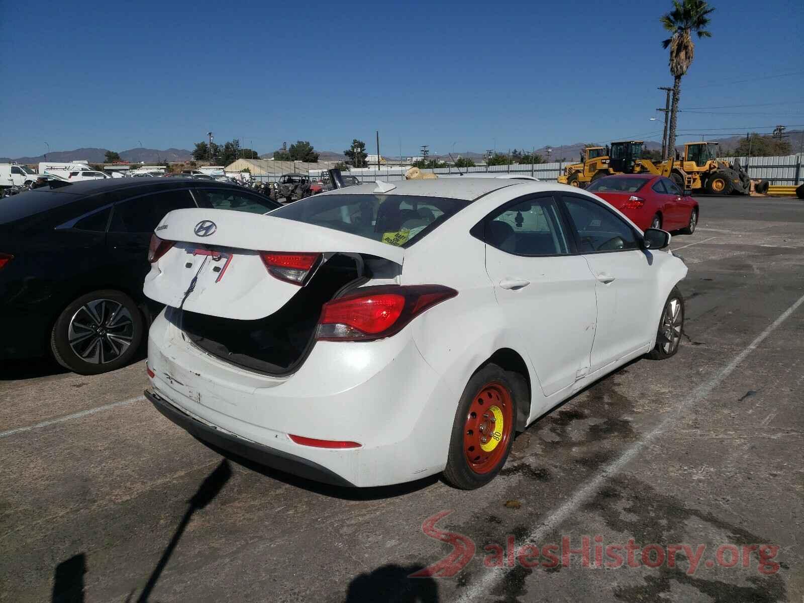 5NPDH4AE1GH684842 2016 HYUNDAI ELANTRA