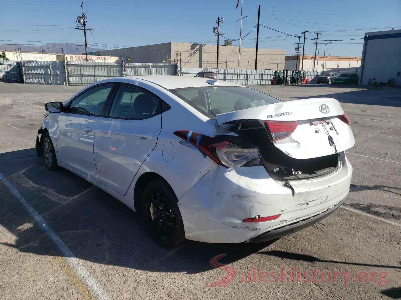 5NPDH4AE1GH684842 2016 HYUNDAI ELANTRA