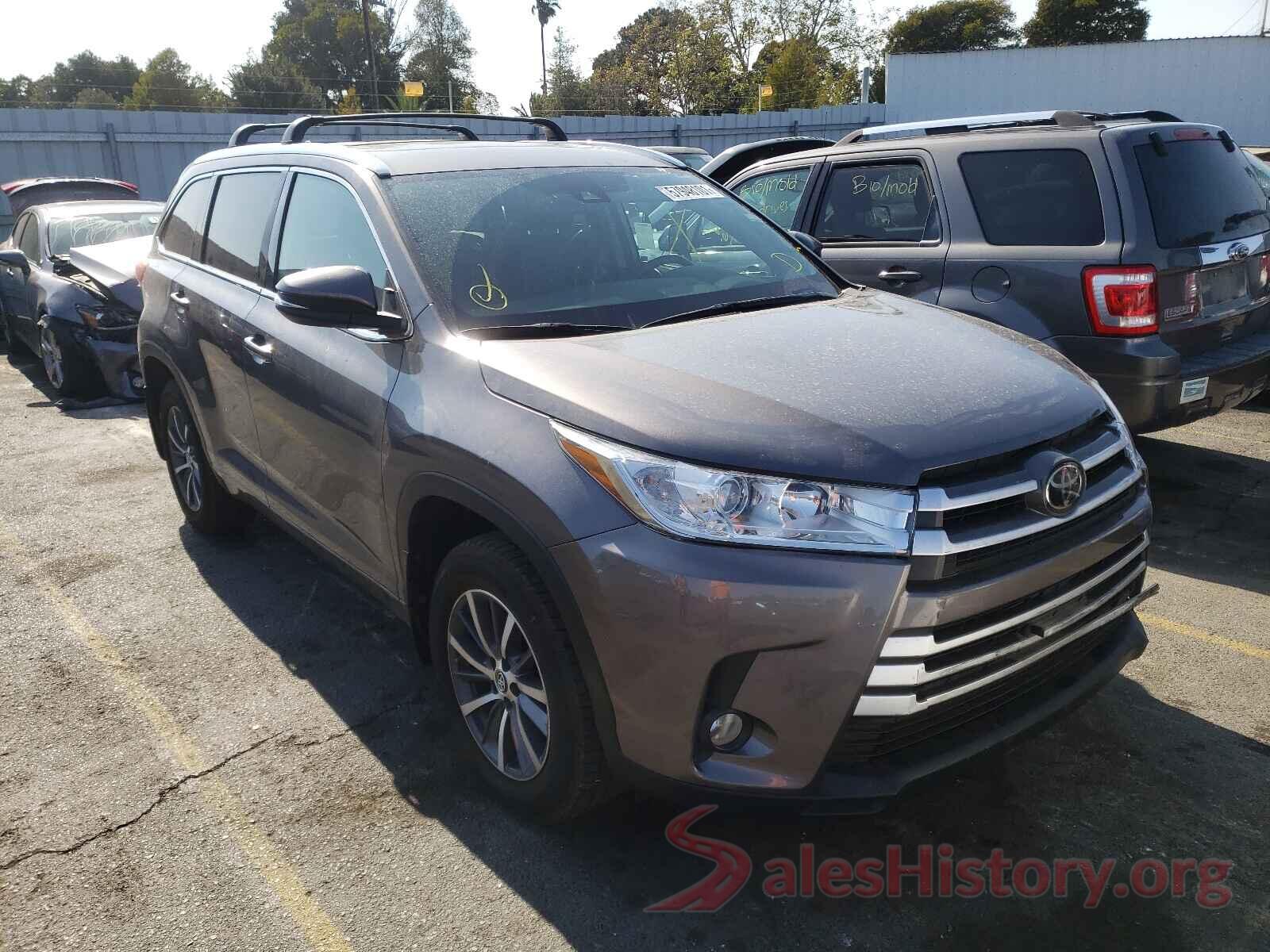 5TDJZRFH2JS524342 2018 TOYOTA HIGHLANDER