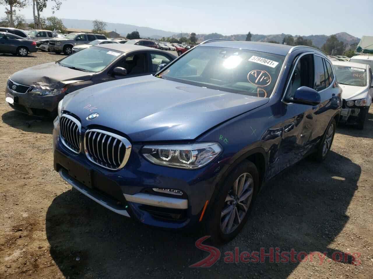 5UXTR9C50JLC84066 2018 BMW X3