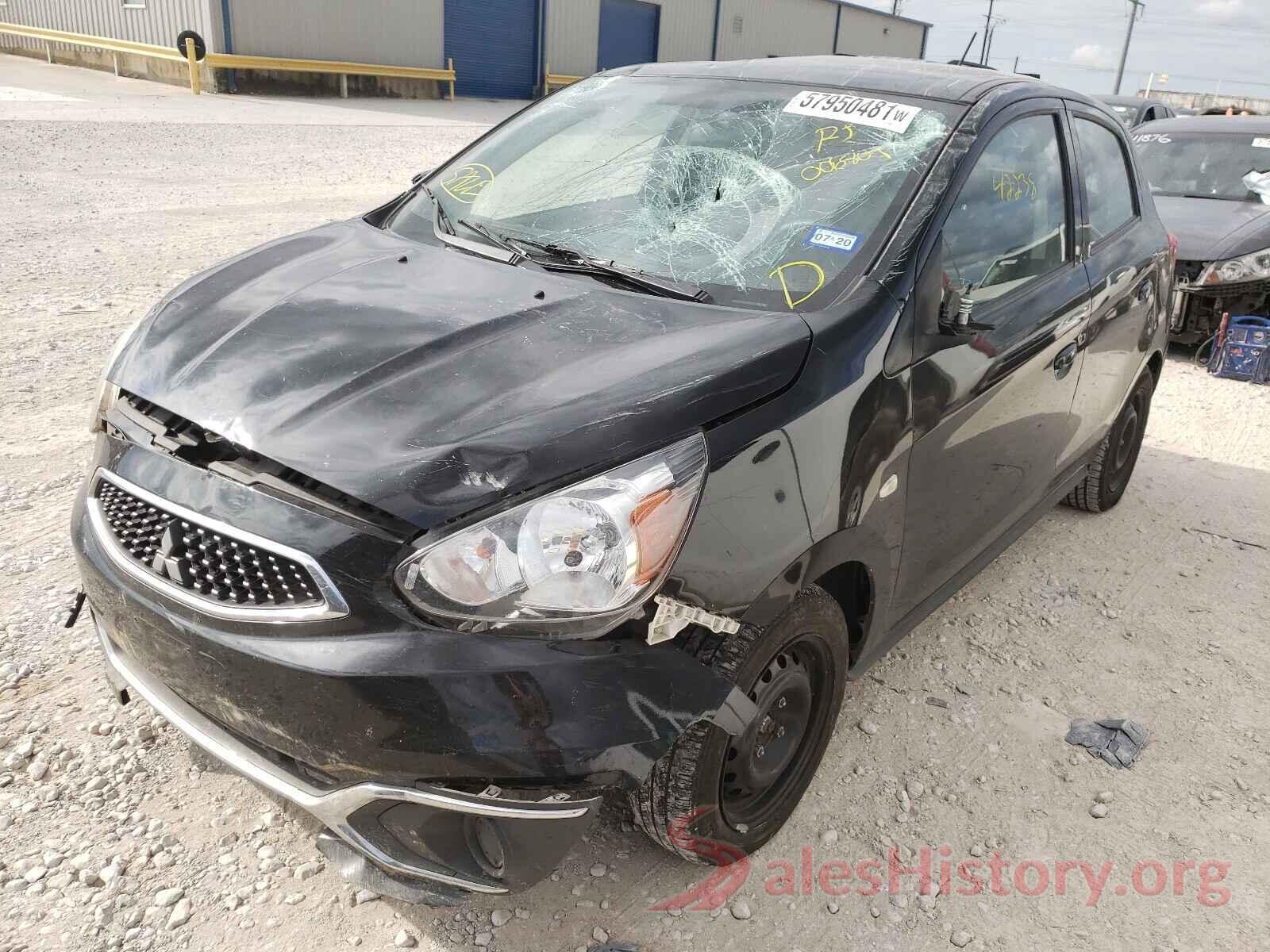 ML32A3HJ5JH006807 2018 MITSUBISHI MIRAGE