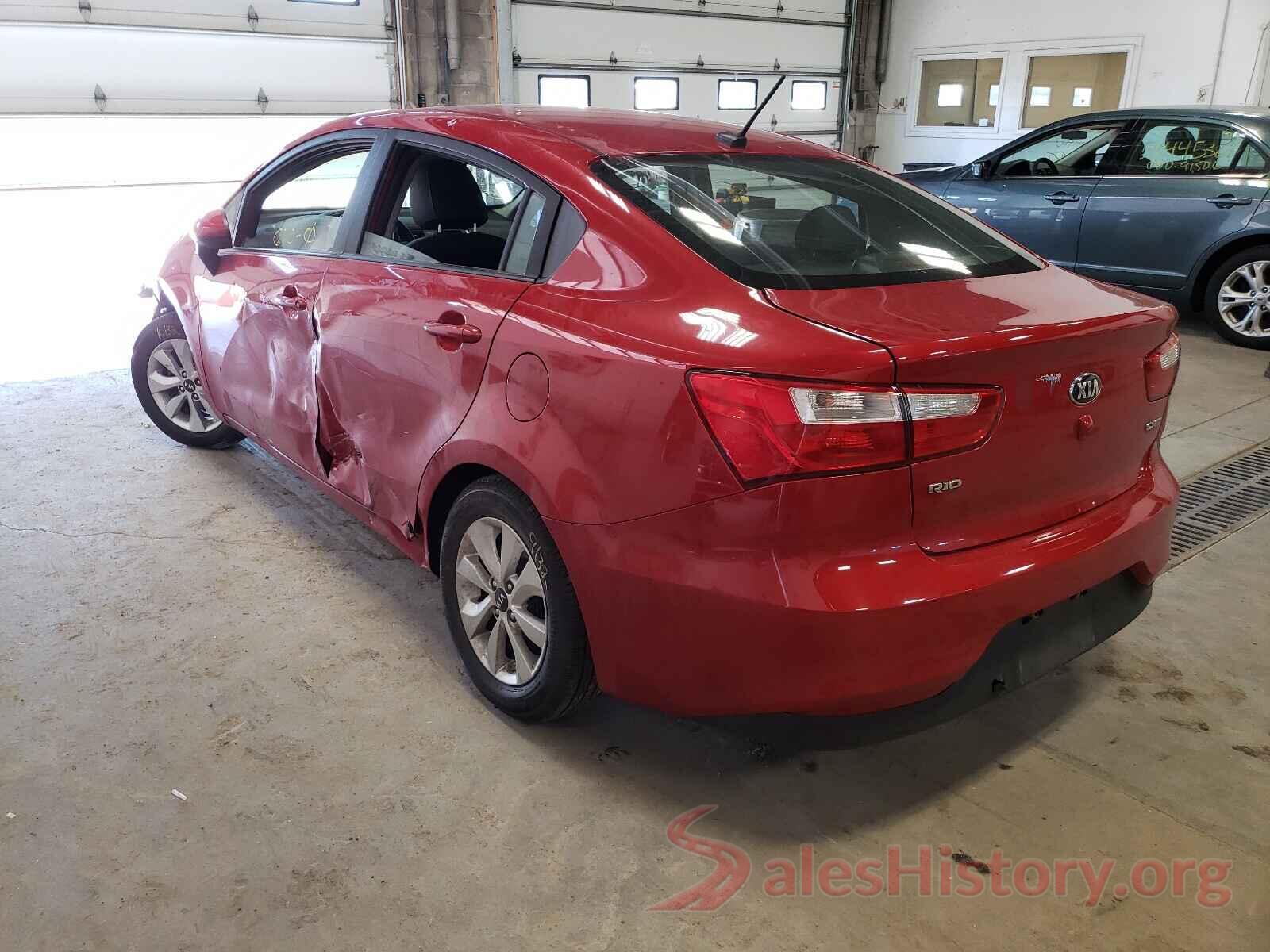 KNADN4A3XG6626971 2016 KIA RIO