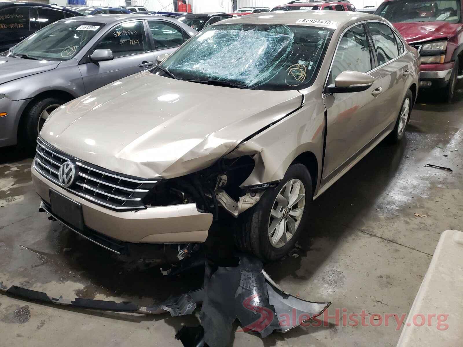 1VWAT7A31GC055902 2016 VOLKSWAGEN PASSAT