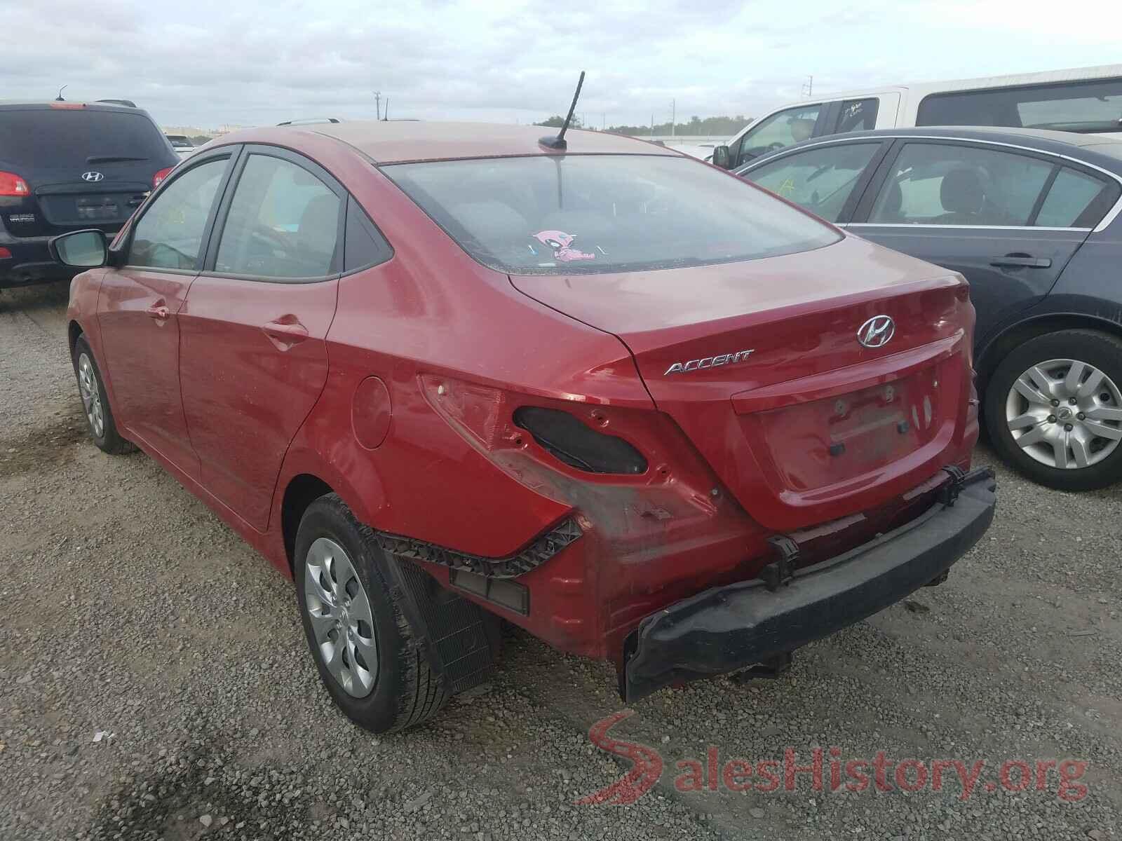 KMHCT4AEXHU377845 2017 HYUNDAI ACCENT