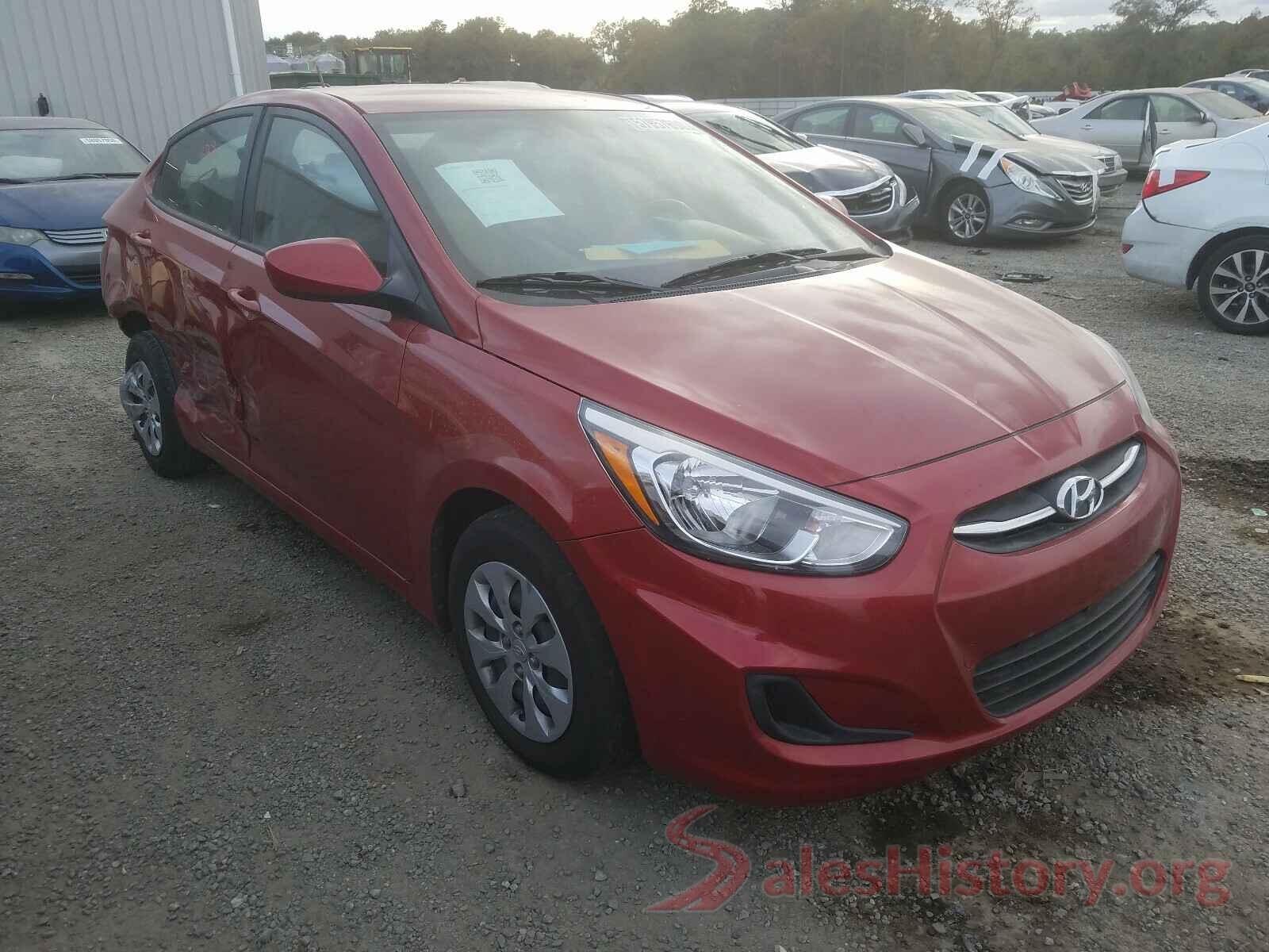 KMHCT4AEXHU377845 2017 HYUNDAI ACCENT