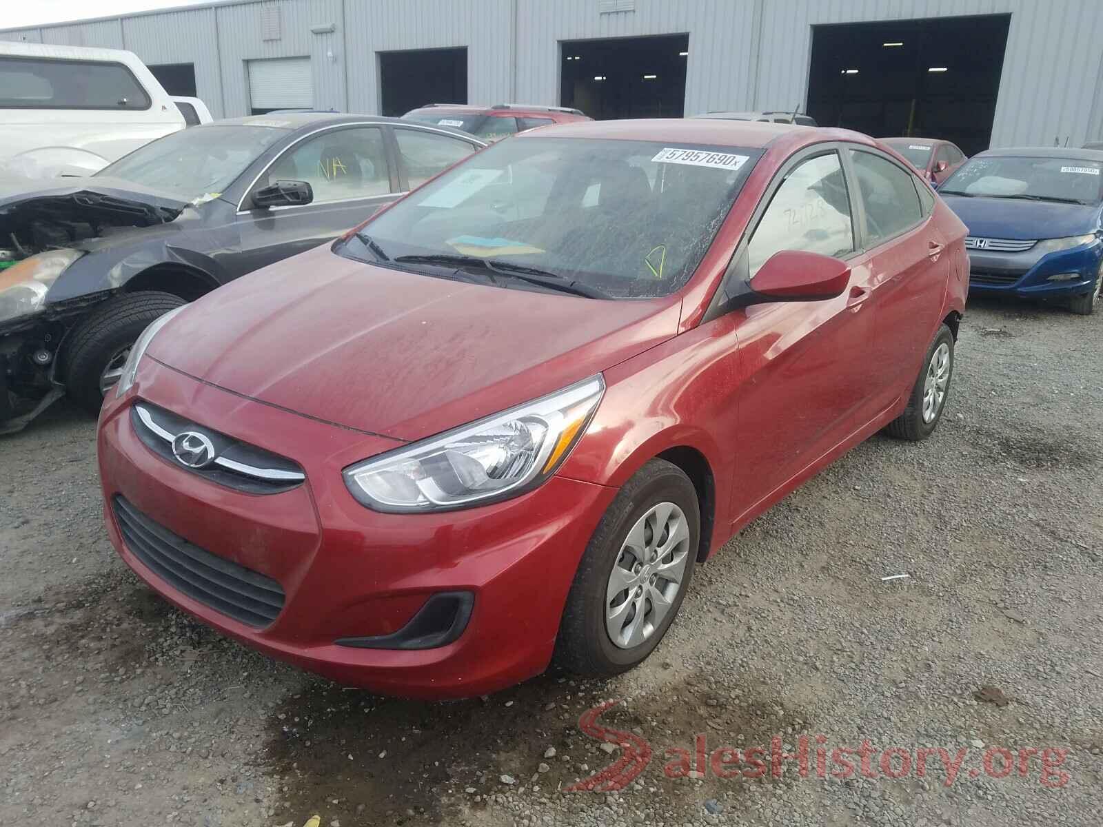 KMHCT4AEXHU377845 2017 HYUNDAI ACCENT