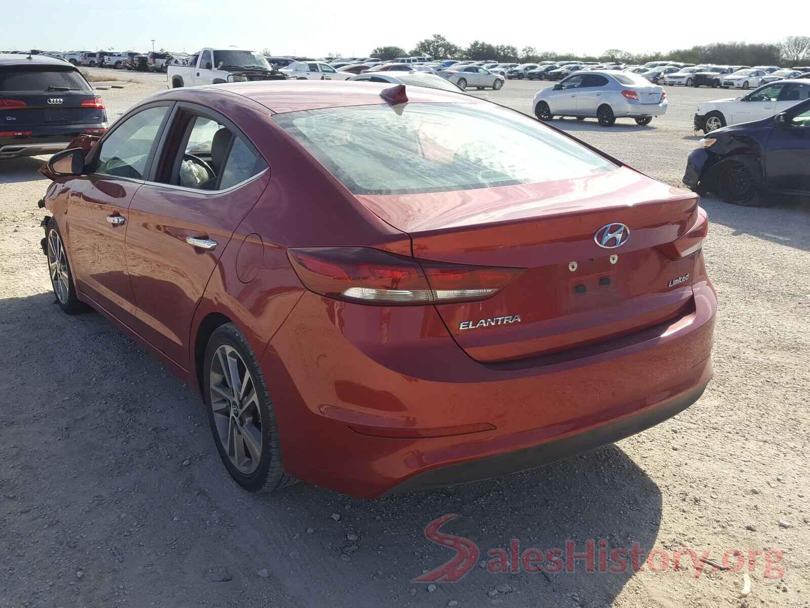 5NPD84LF7HH009374 2017 HYUNDAI ELANTRA