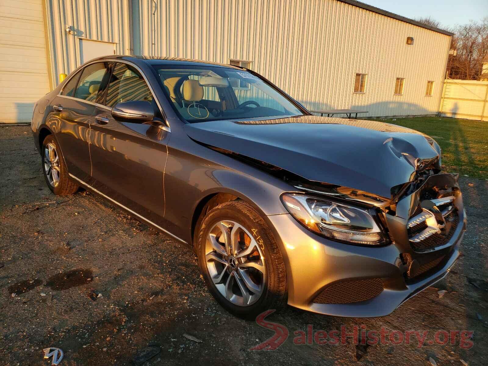 55SWF4KB1JU261637 2018 MERCEDES-BENZ C CLASS