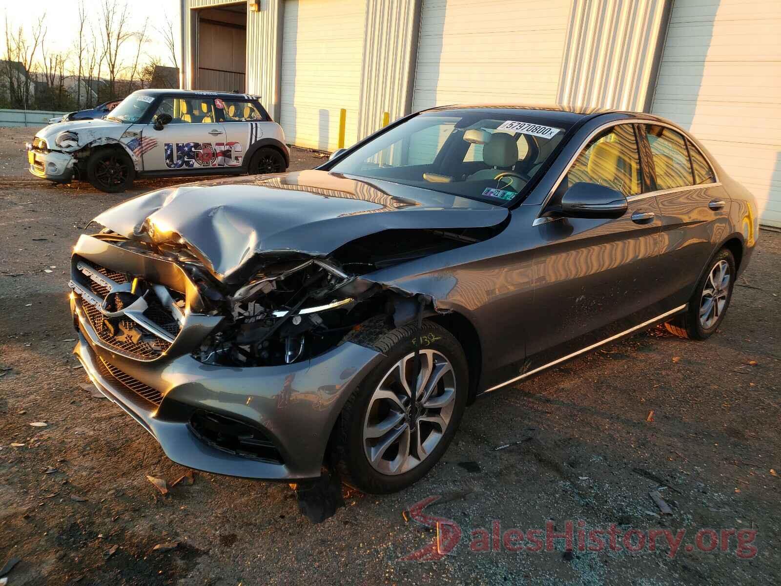 55SWF4KB1JU261637 2018 MERCEDES-BENZ C CLASS