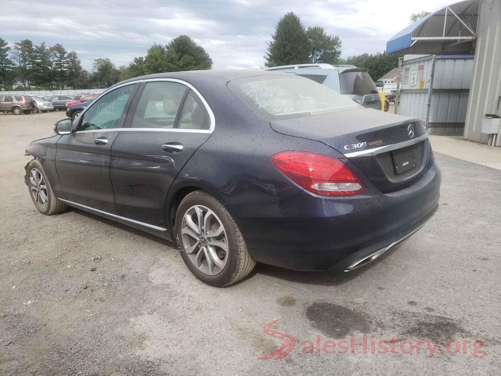 55SWF4KB8HU221761 2017 MERCEDES-BENZ C-CLASS