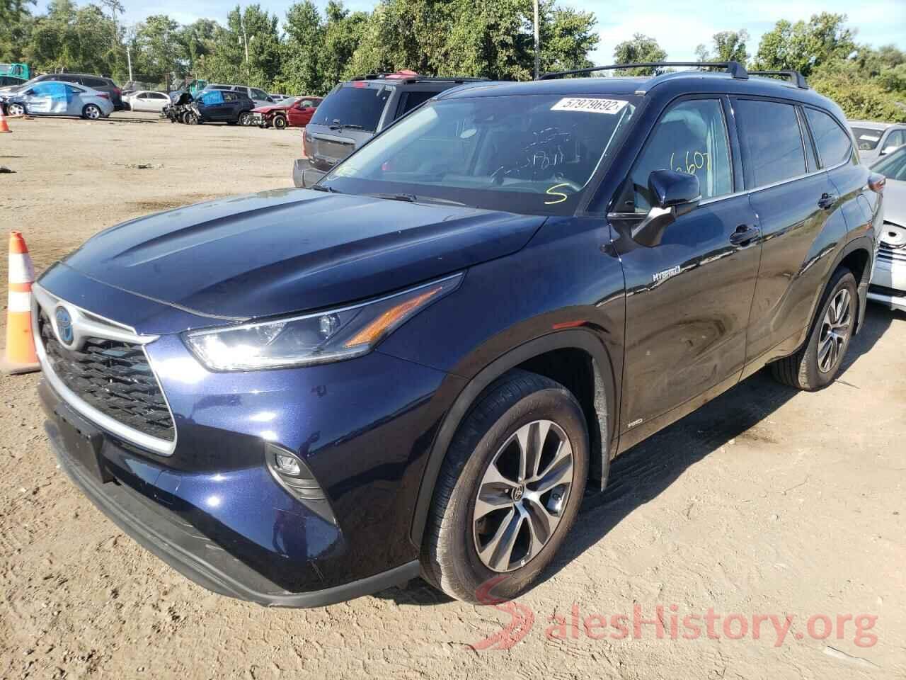 5TDHBRCH5MS034294 2021 TOYOTA HIGHLANDER