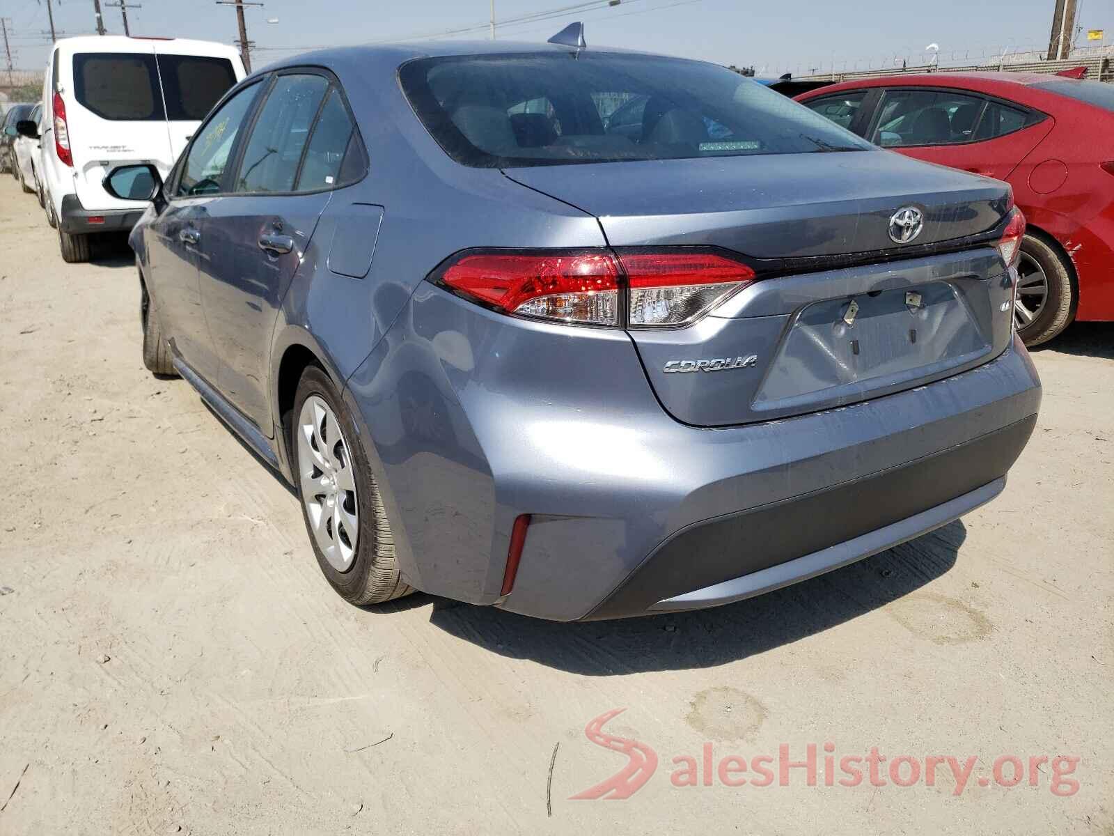 5YFEPRAE7LP116452 2020 TOYOTA COROLLA