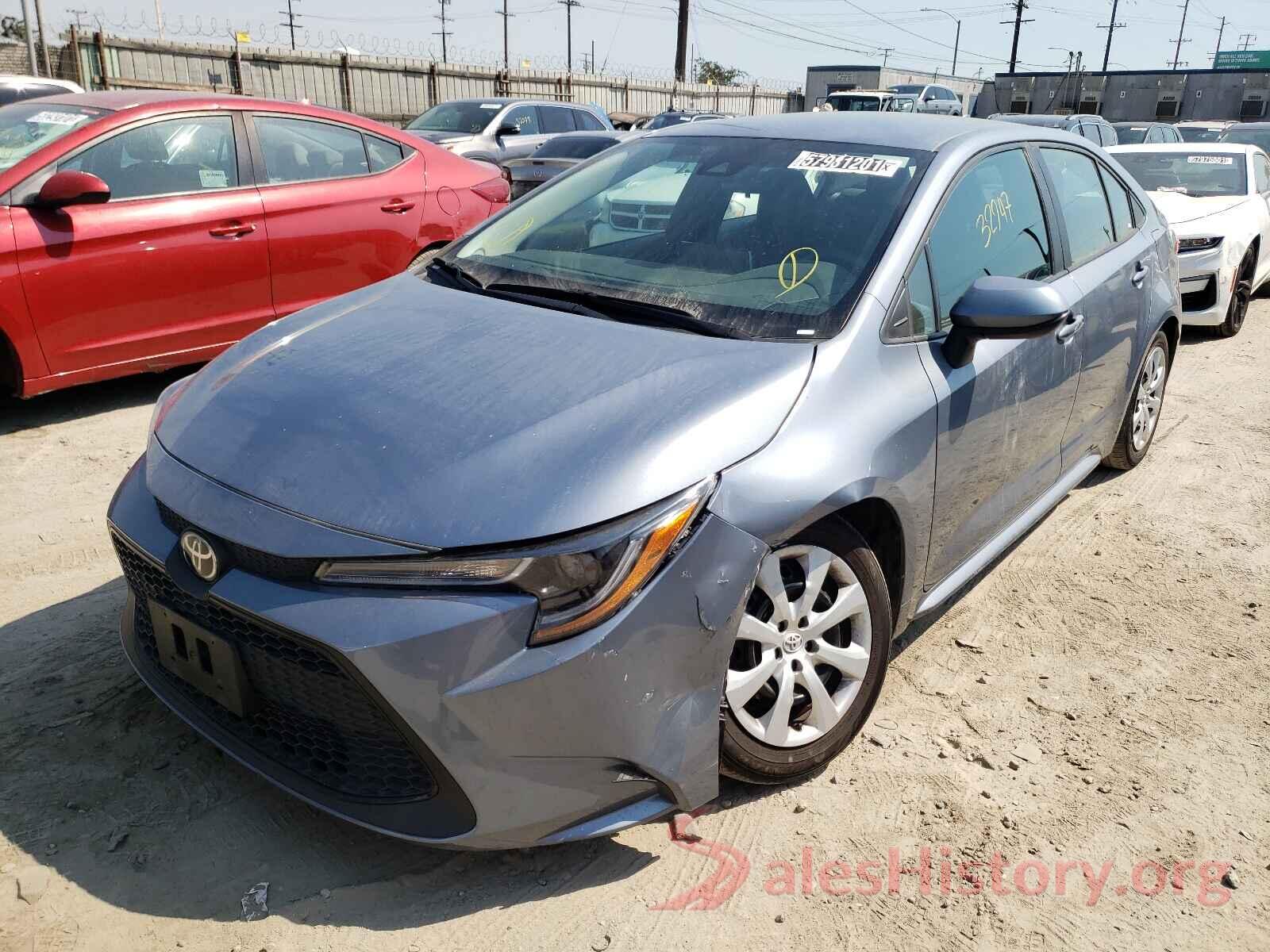 5YFEPRAE7LP116452 2020 TOYOTA COROLLA