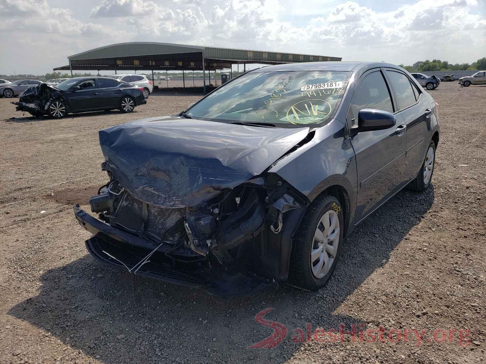 5YFBURHE0GP441628 2016 TOYOTA COROLLA