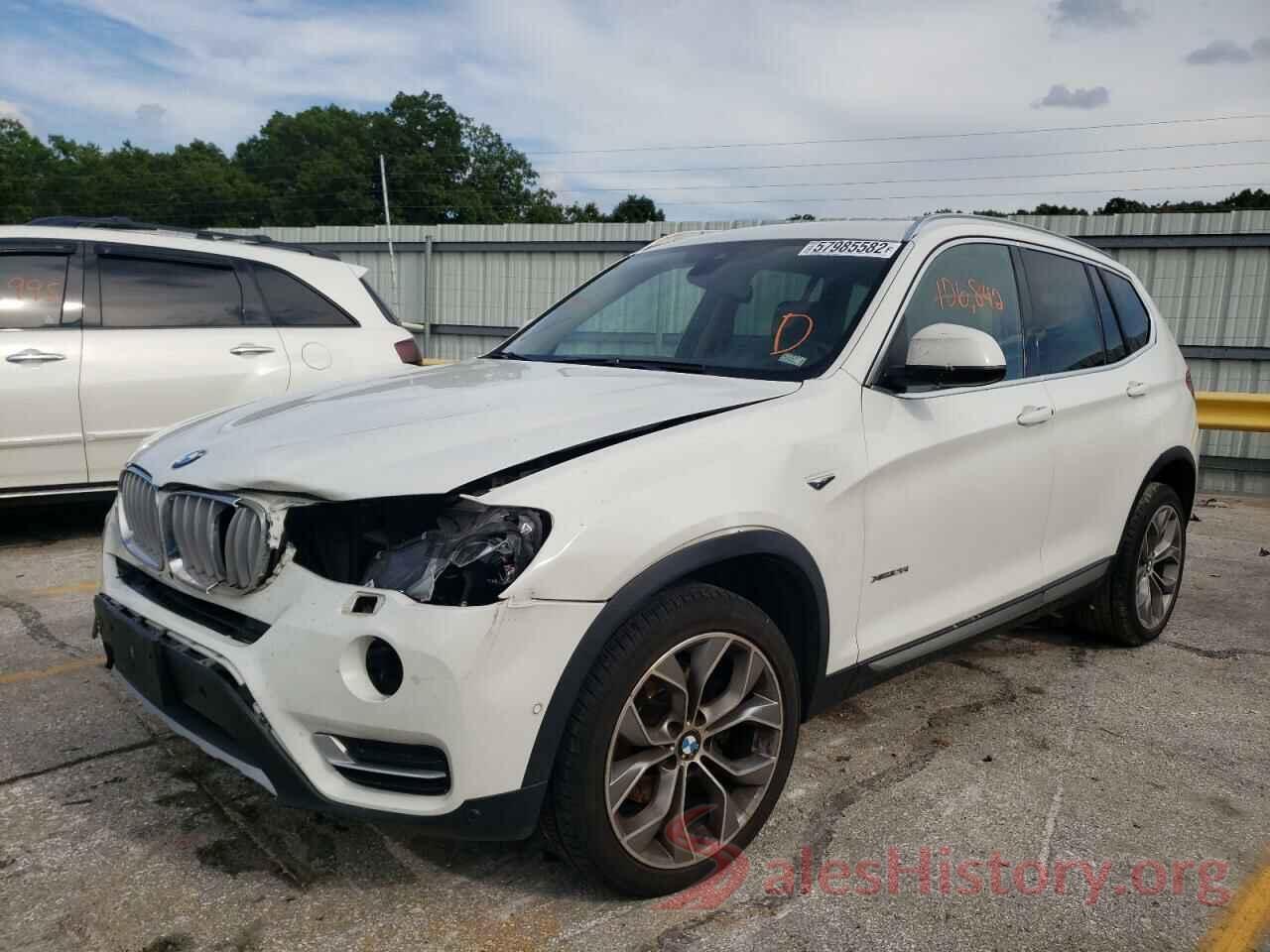 5UXWX9C57F0D44050 2015 BMW X3