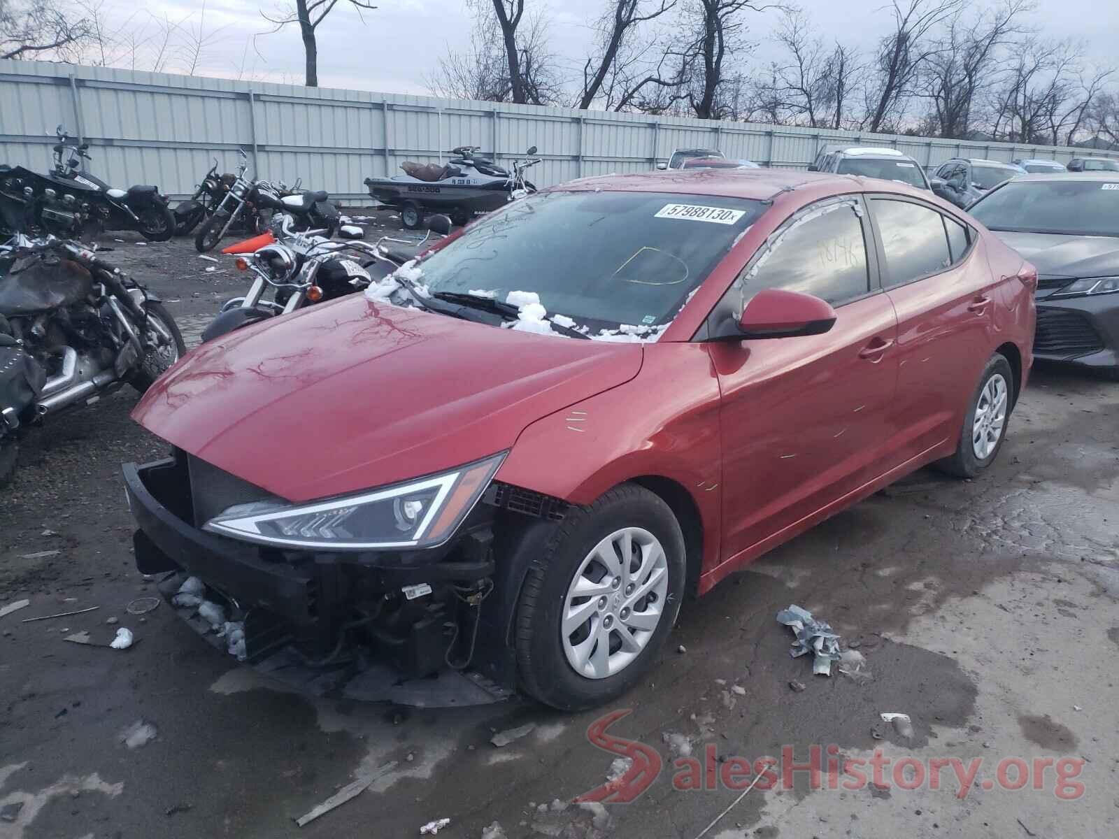 5NPD74LF8KH425105 2019 HYUNDAI ELANTRA