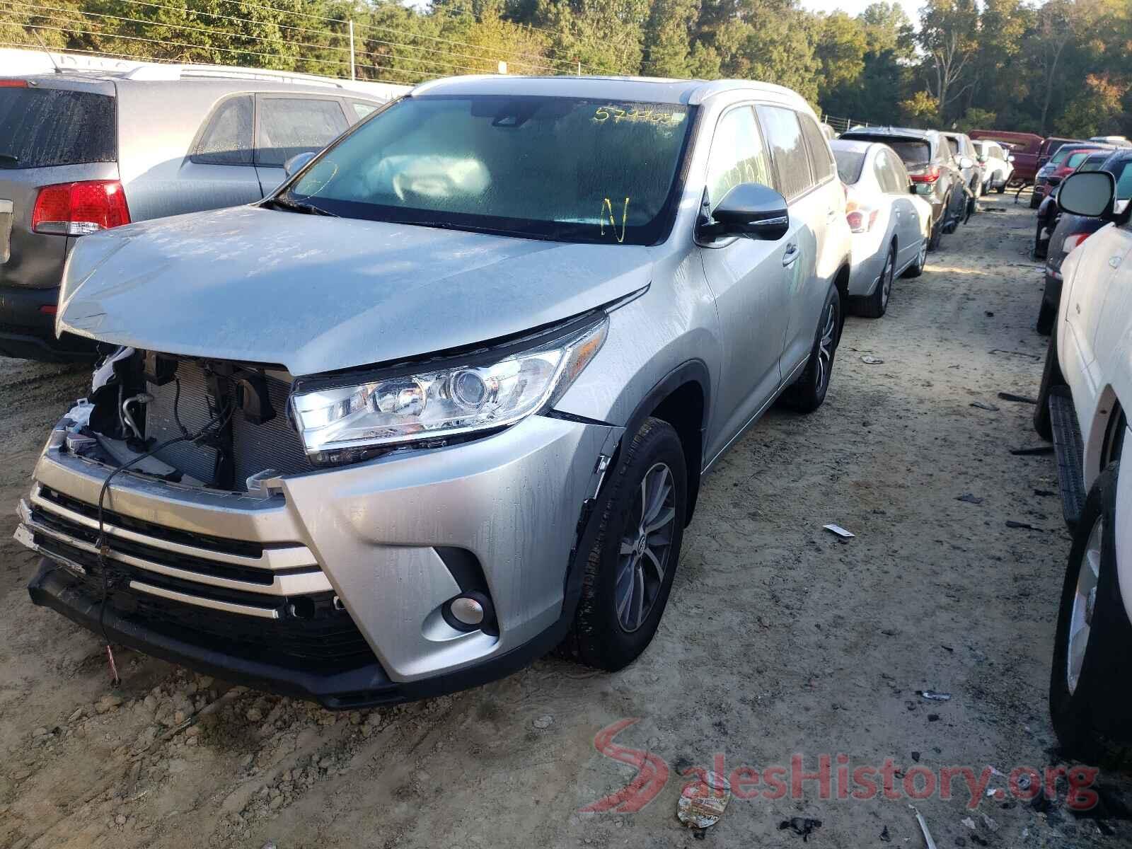 5TDJZRFH8JS561279 2018 TOYOTA HIGHLANDER