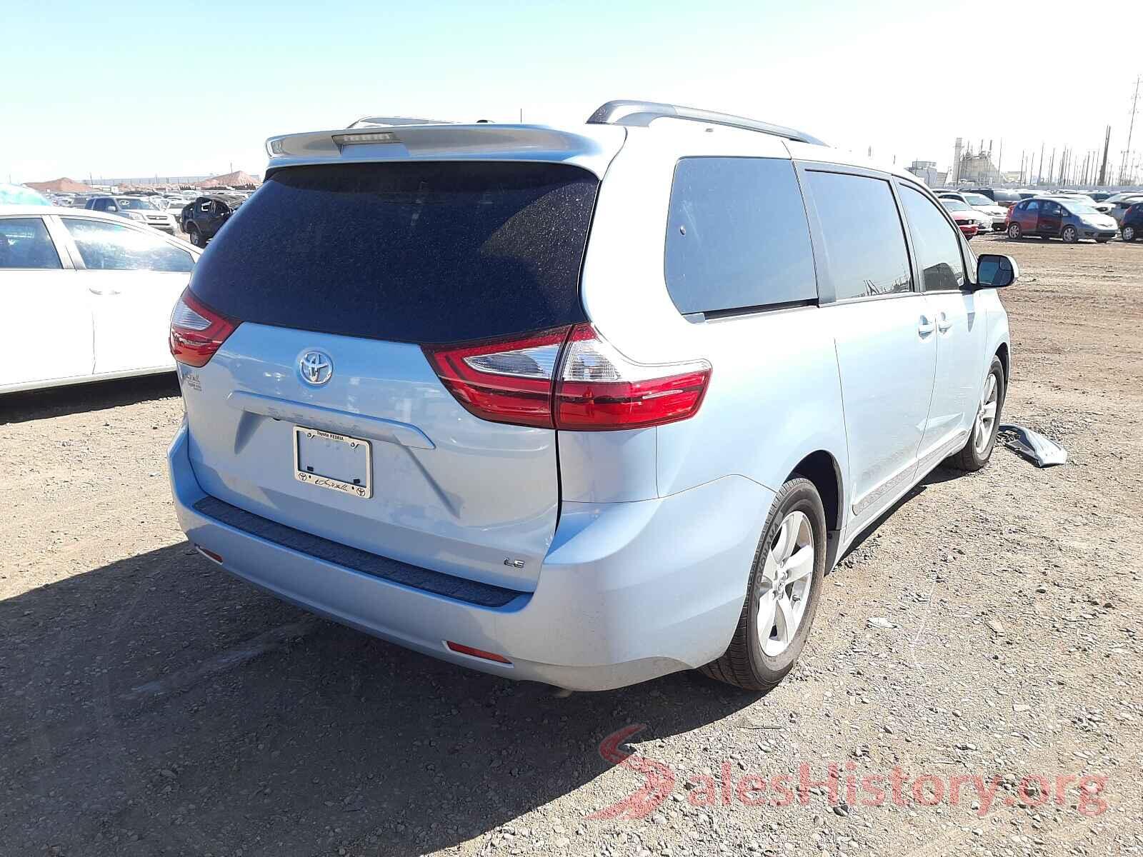 5TDKZ3DCXHS891797 2017 TOYOTA SIENNA