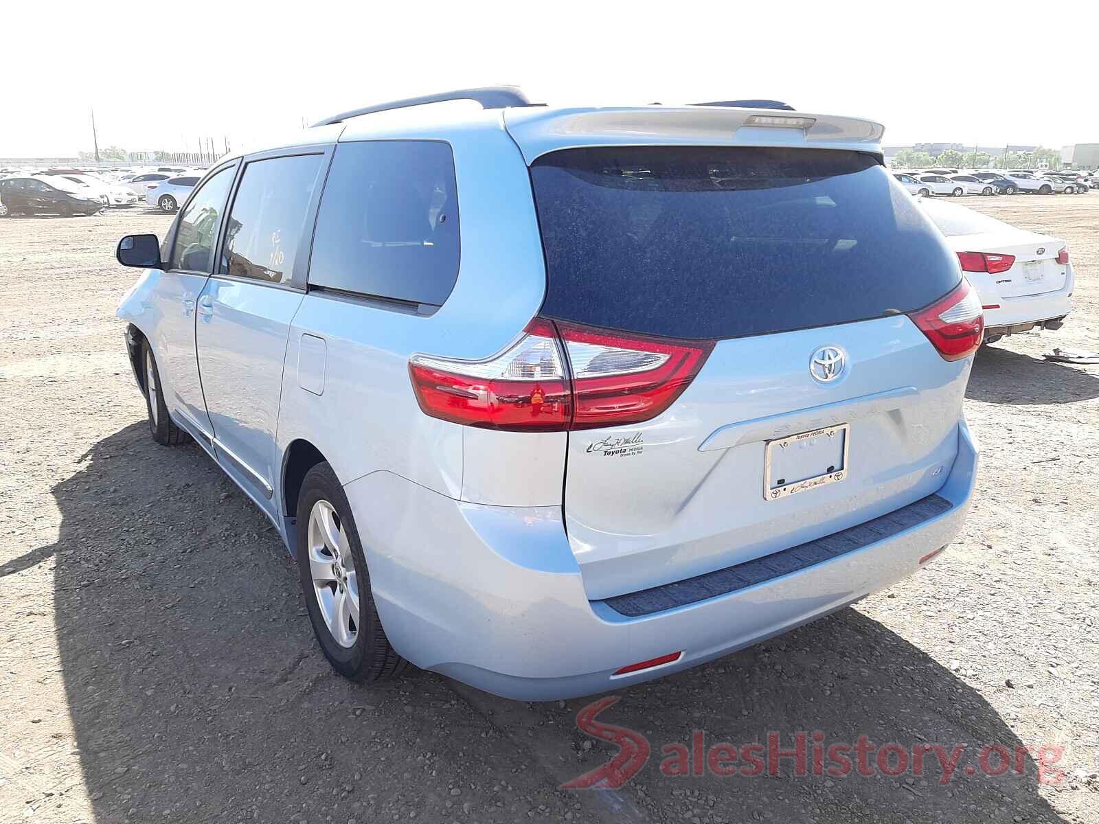 5TDKZ3DCXHS891797 2017 TOYOTA SIENNA