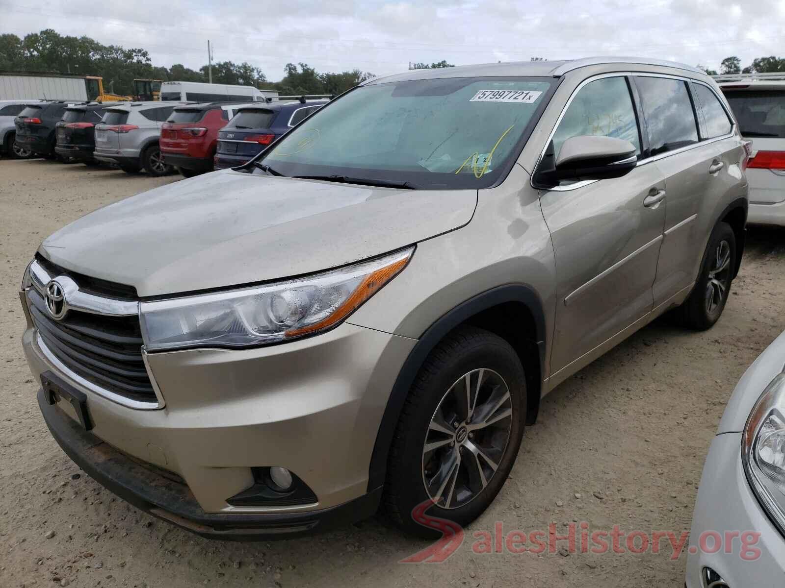 5TDJKRFH1GS298145 2016 TOYOTA HIGHLANDER