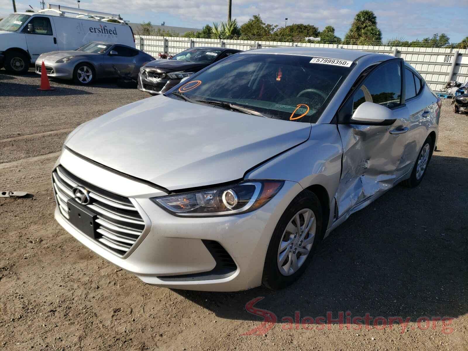 5NPD74LF3HH180710 2017 HYUNDAI ELANTRA