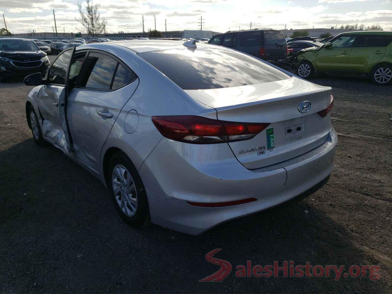 5NPD74LF3HH180710 2017 HYUNDAI ELANTRA