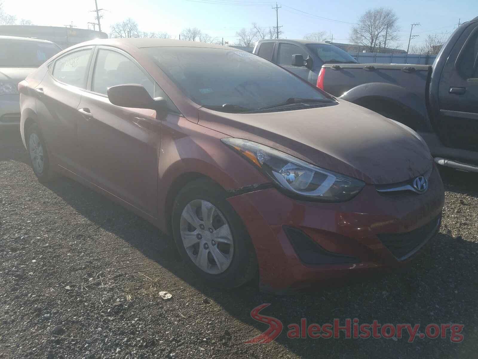 5NPDH4AE9GH688153 2016 HYUNDAI ELANTRA