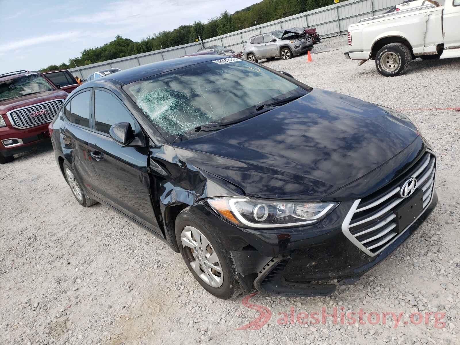 KMHD74LF4HU099376 2017 HYUNDAI ELANTRA